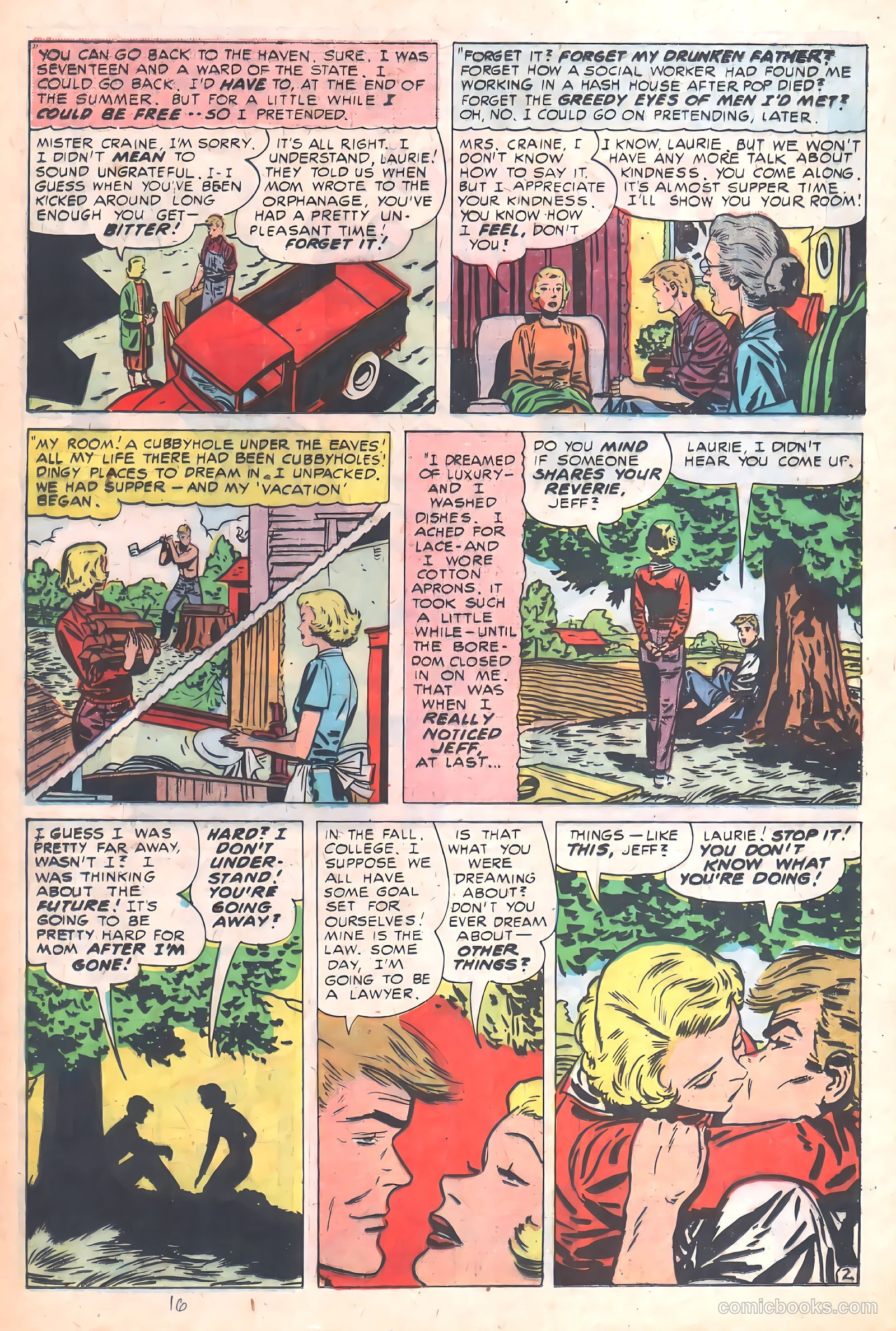 Young Love #62 (1954) — page 16 of 36