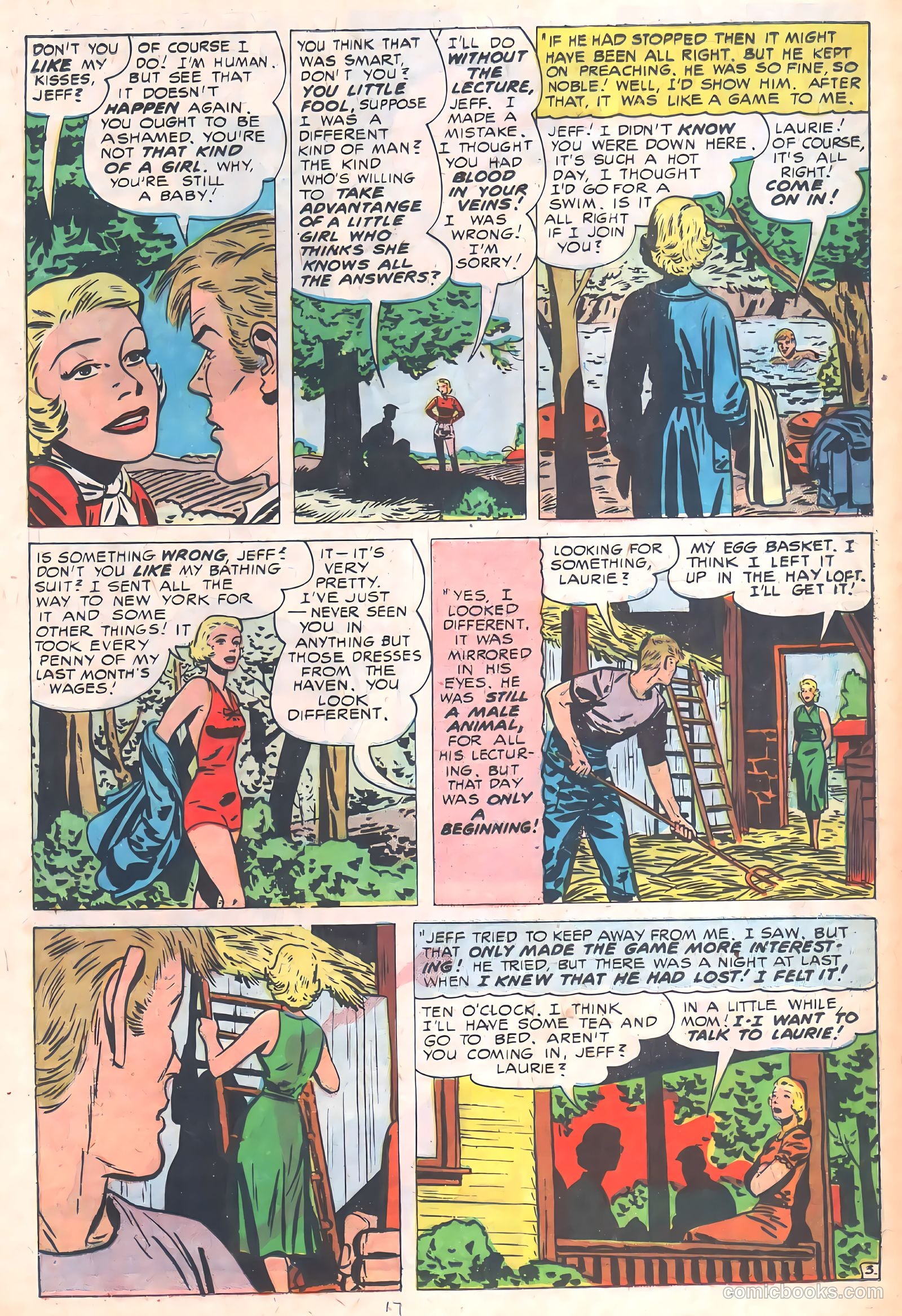 Young Love #62 (1954) — page 17 of 36