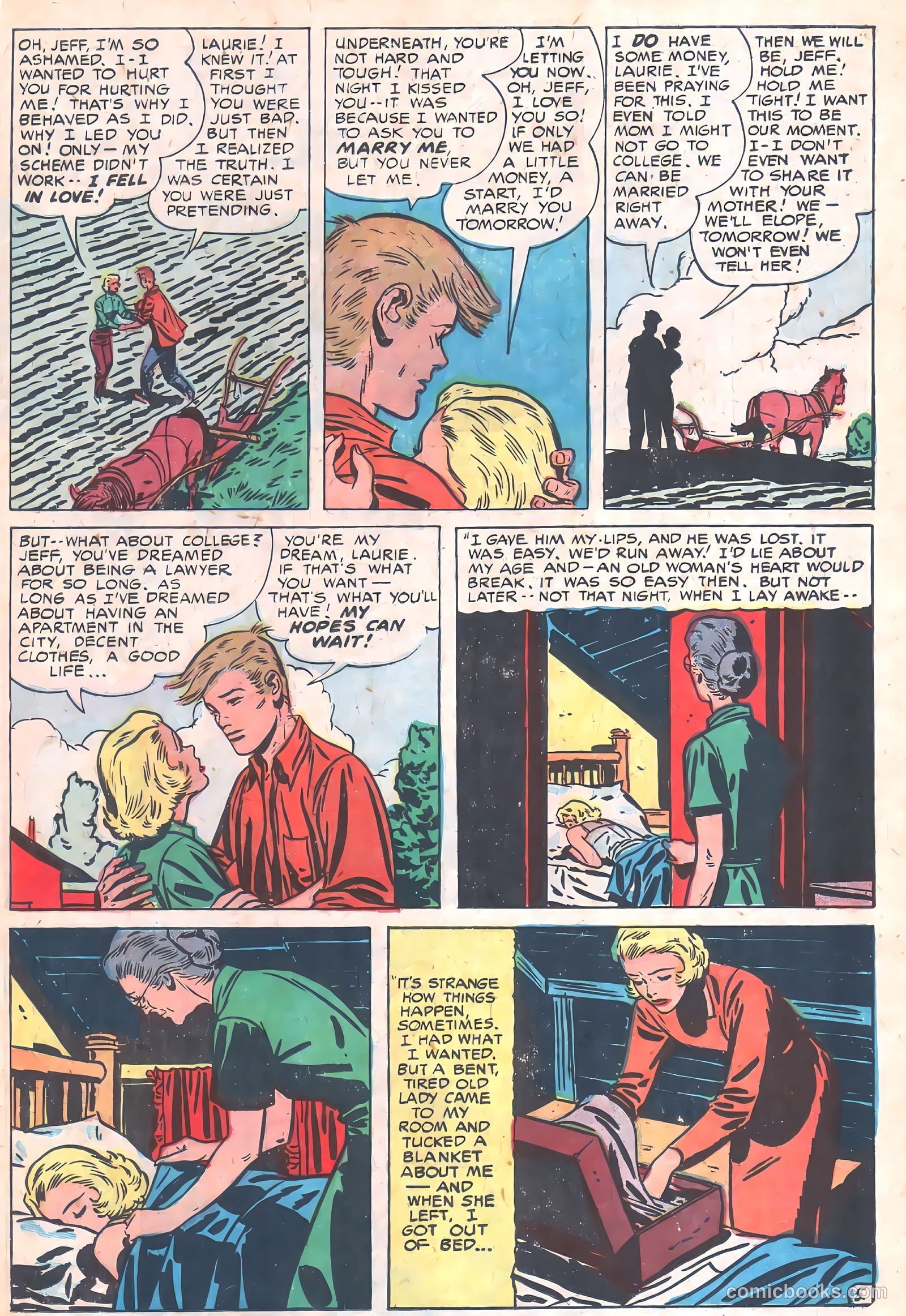 Young Love #62 (1954) — page 19 of 36