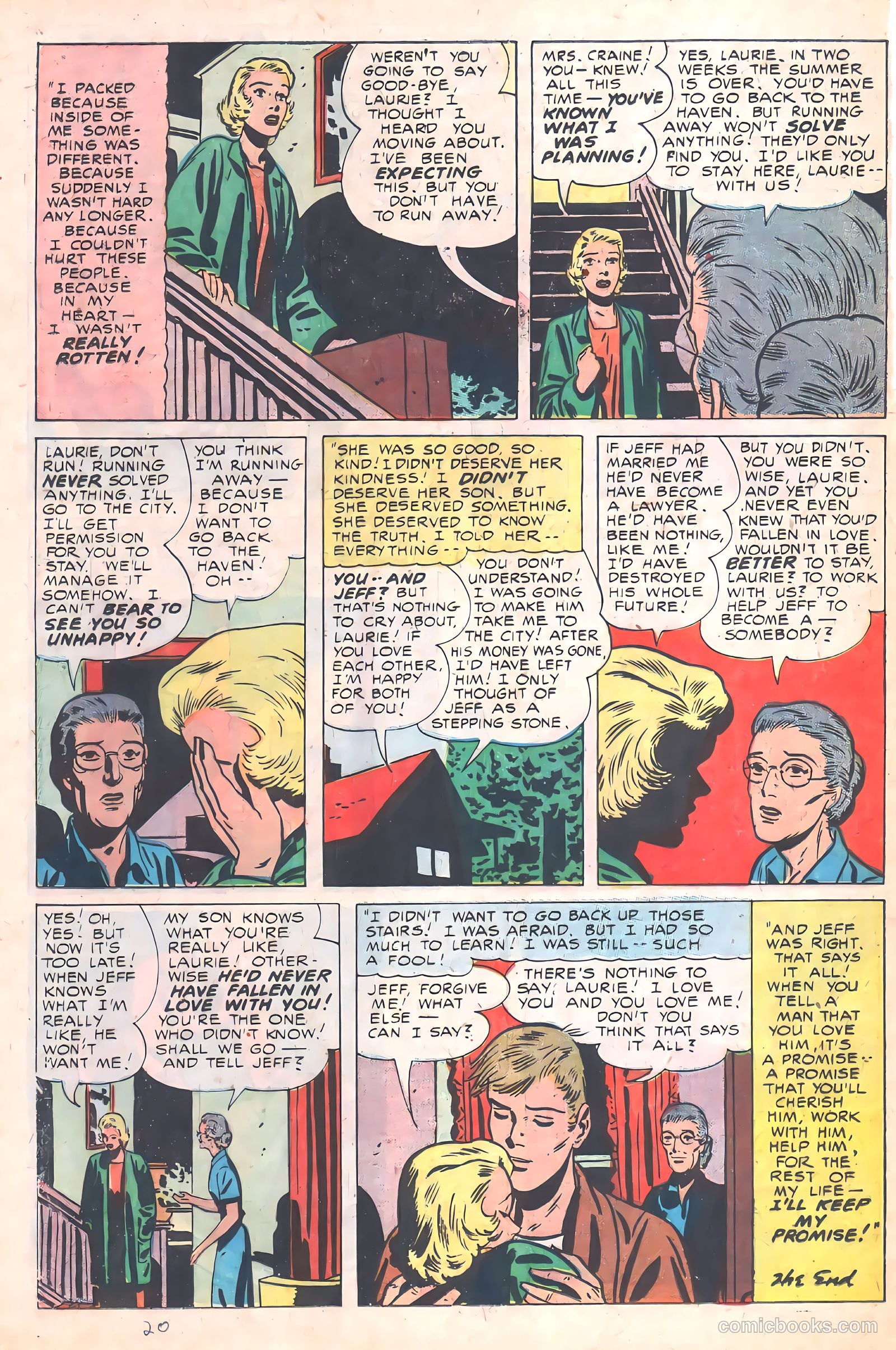 Young Love #62 (1954) — page 20 of 36