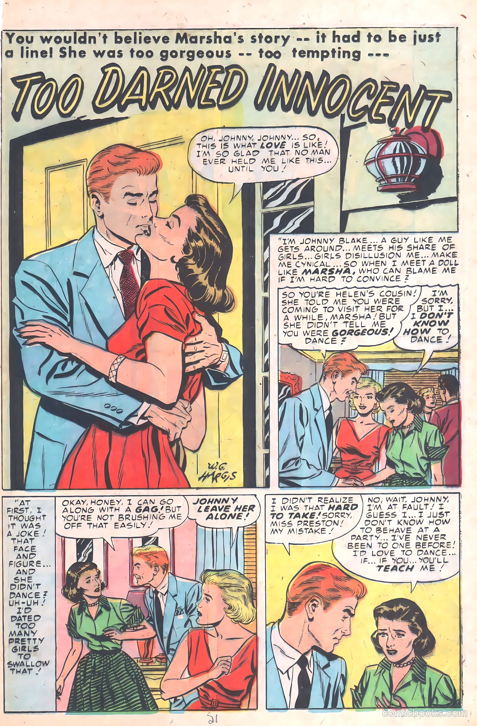 Young Love #62 (1954) — page 21 of 36