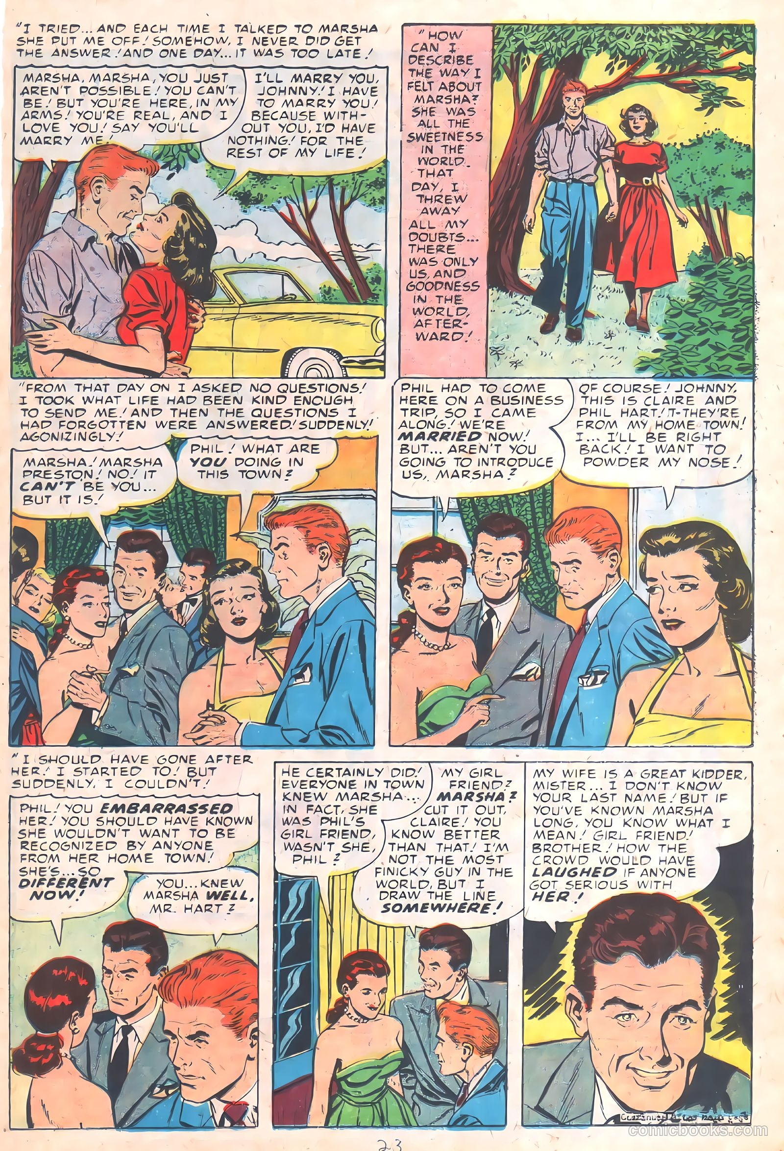 Young Love #62 (1954) — page 23 of 36