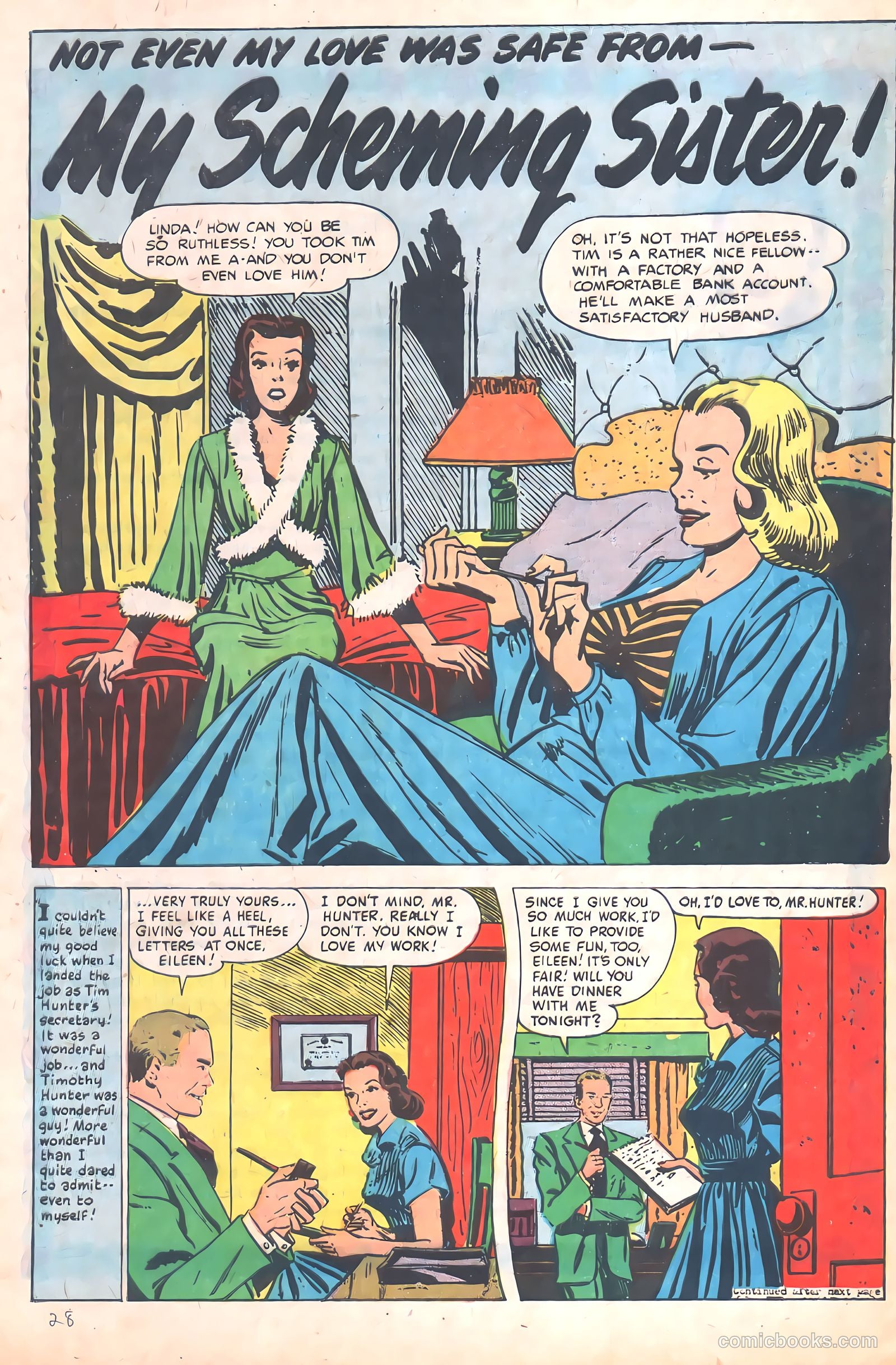 Young Love #62 (1954) — page 28 of 36