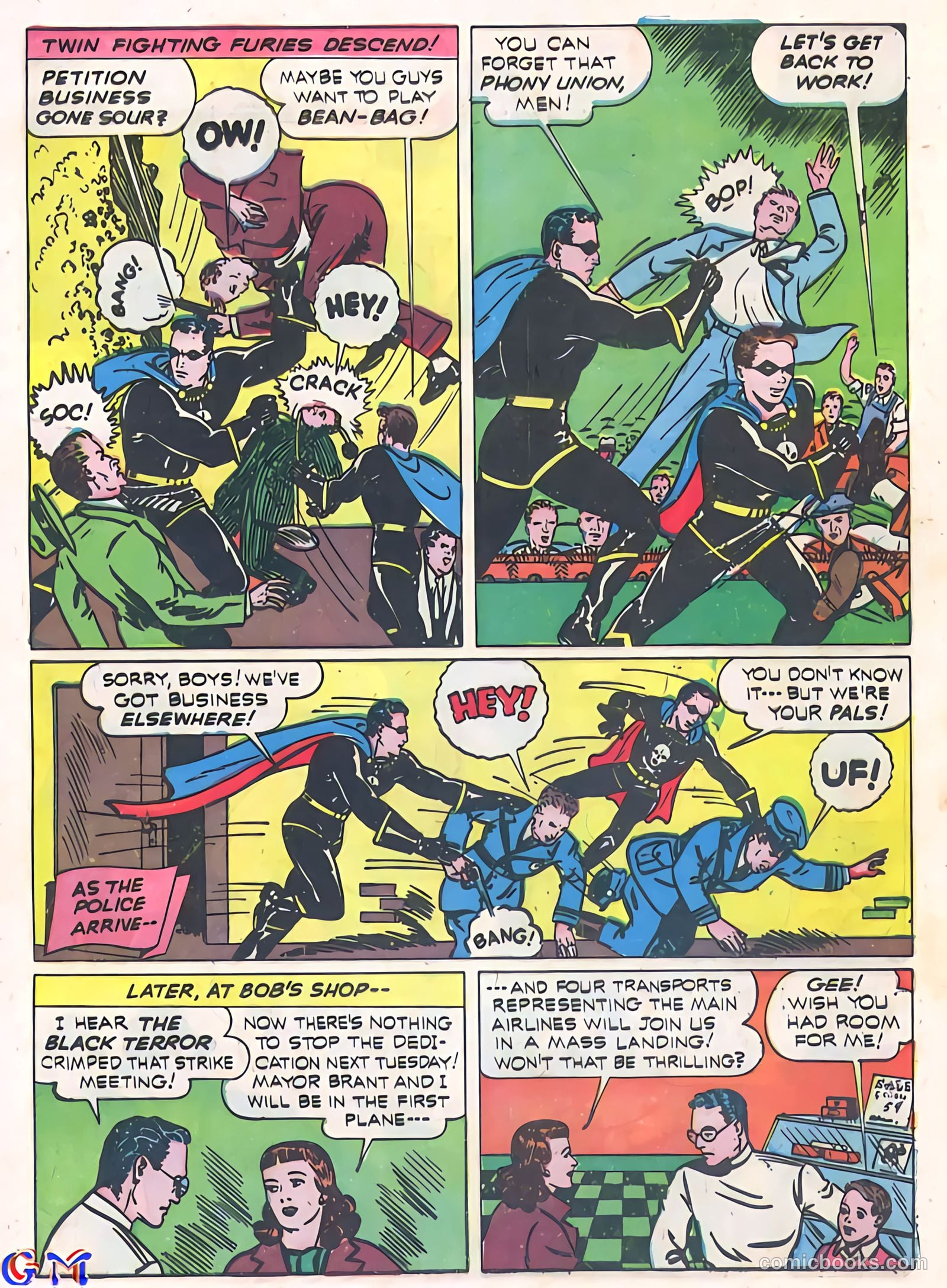 Exciting Comics #16 (1941) — page 9 of 68