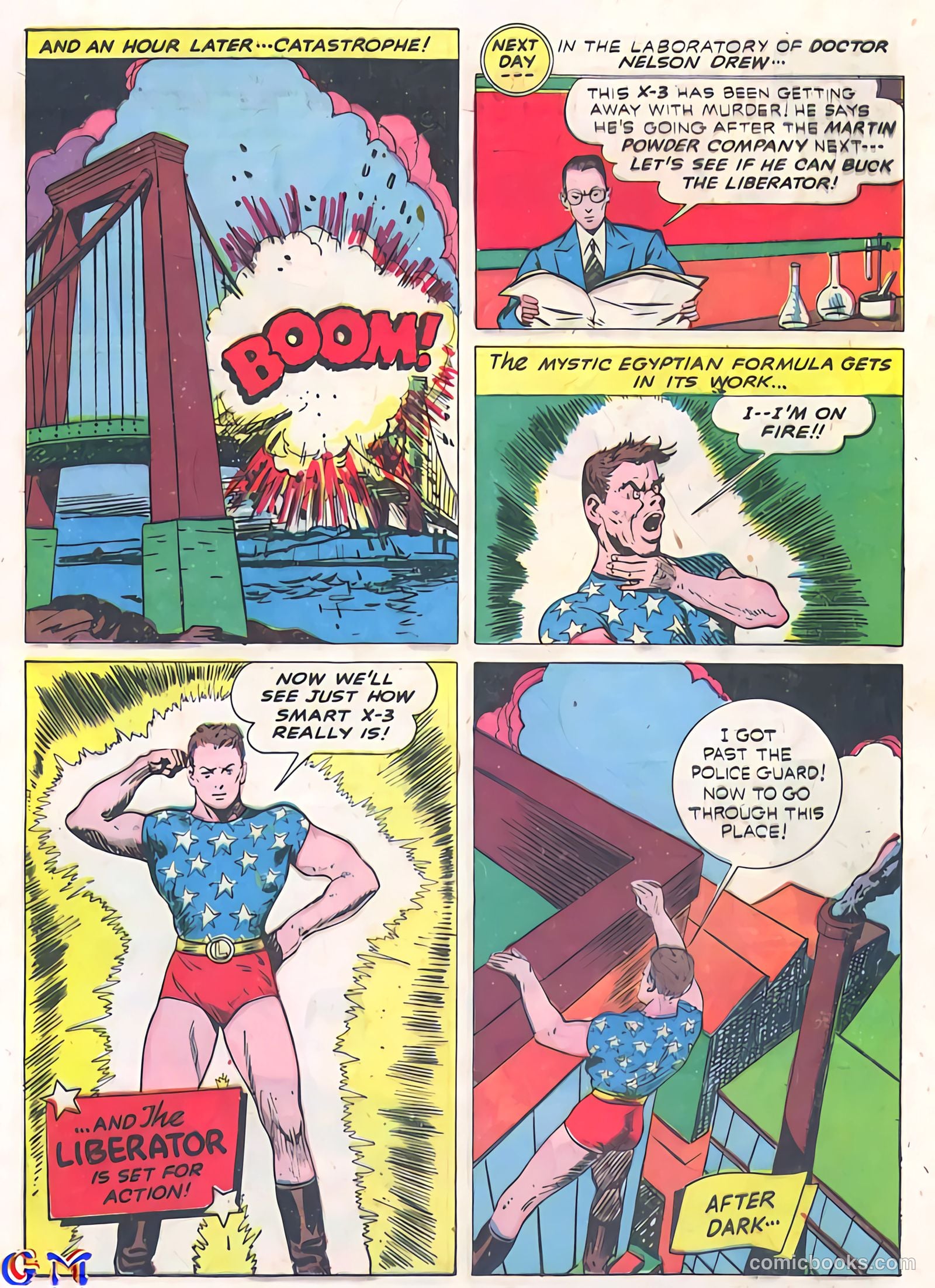 Exciting Comics #16 (1941) — page 17 of 68