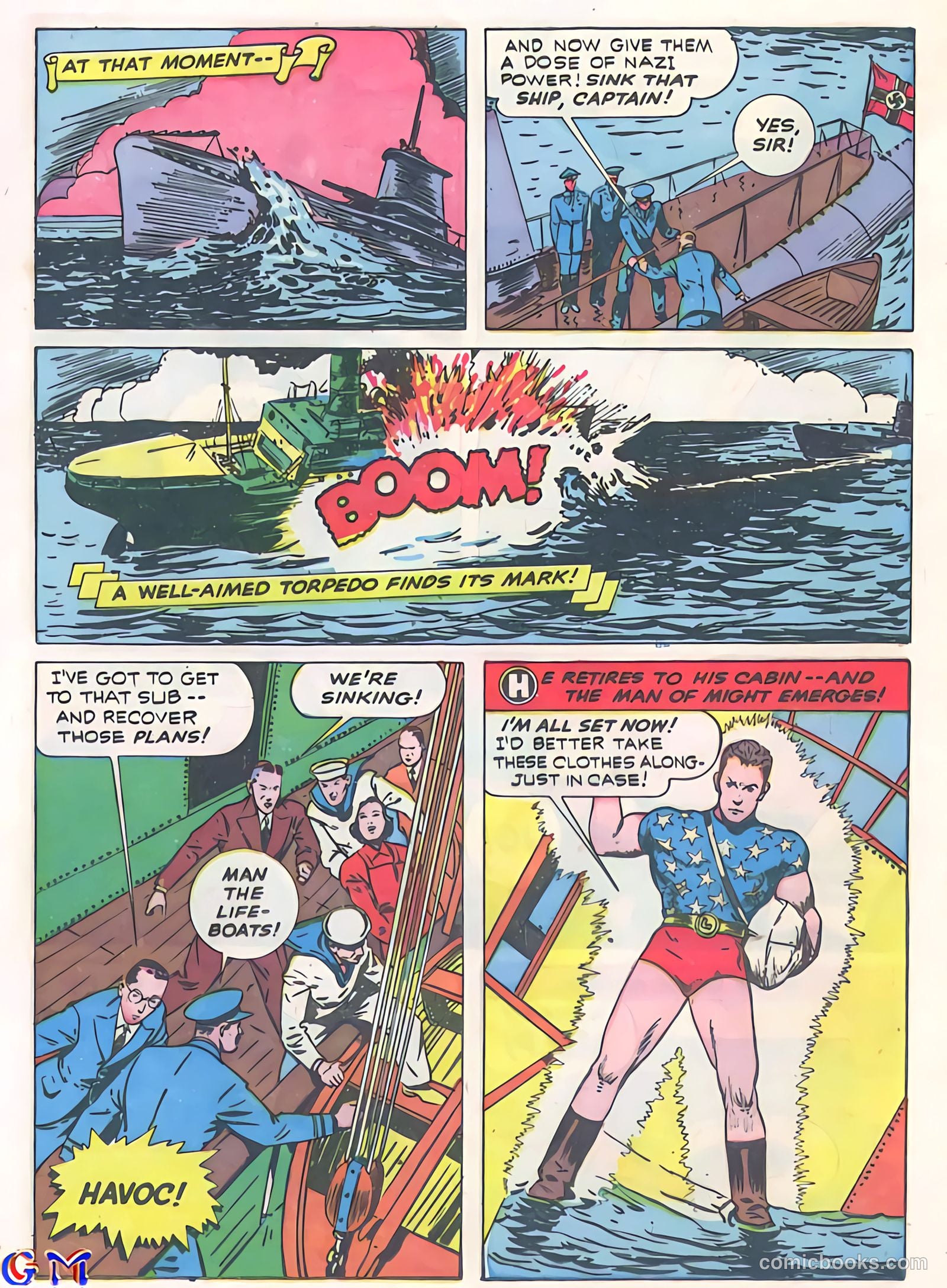 Exciting Comics #16 (1941) — page 23 of 68