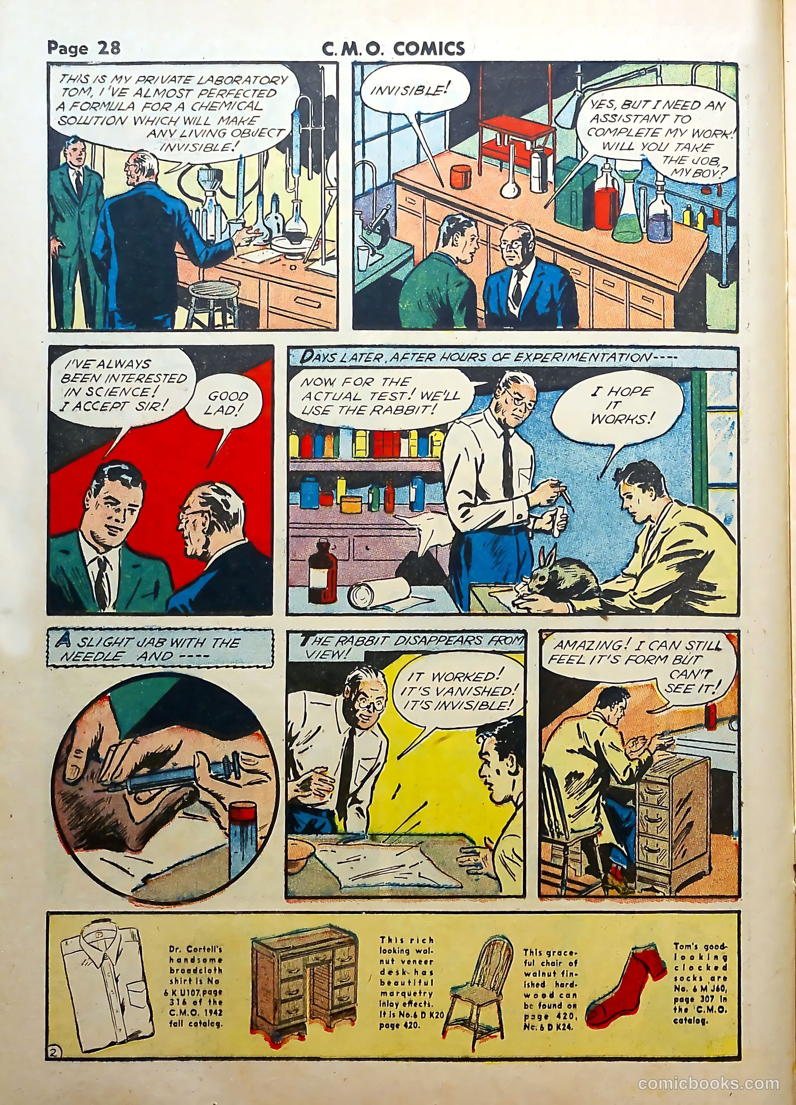 C-M-O Comics #1 (1942) — page 30 of 68
