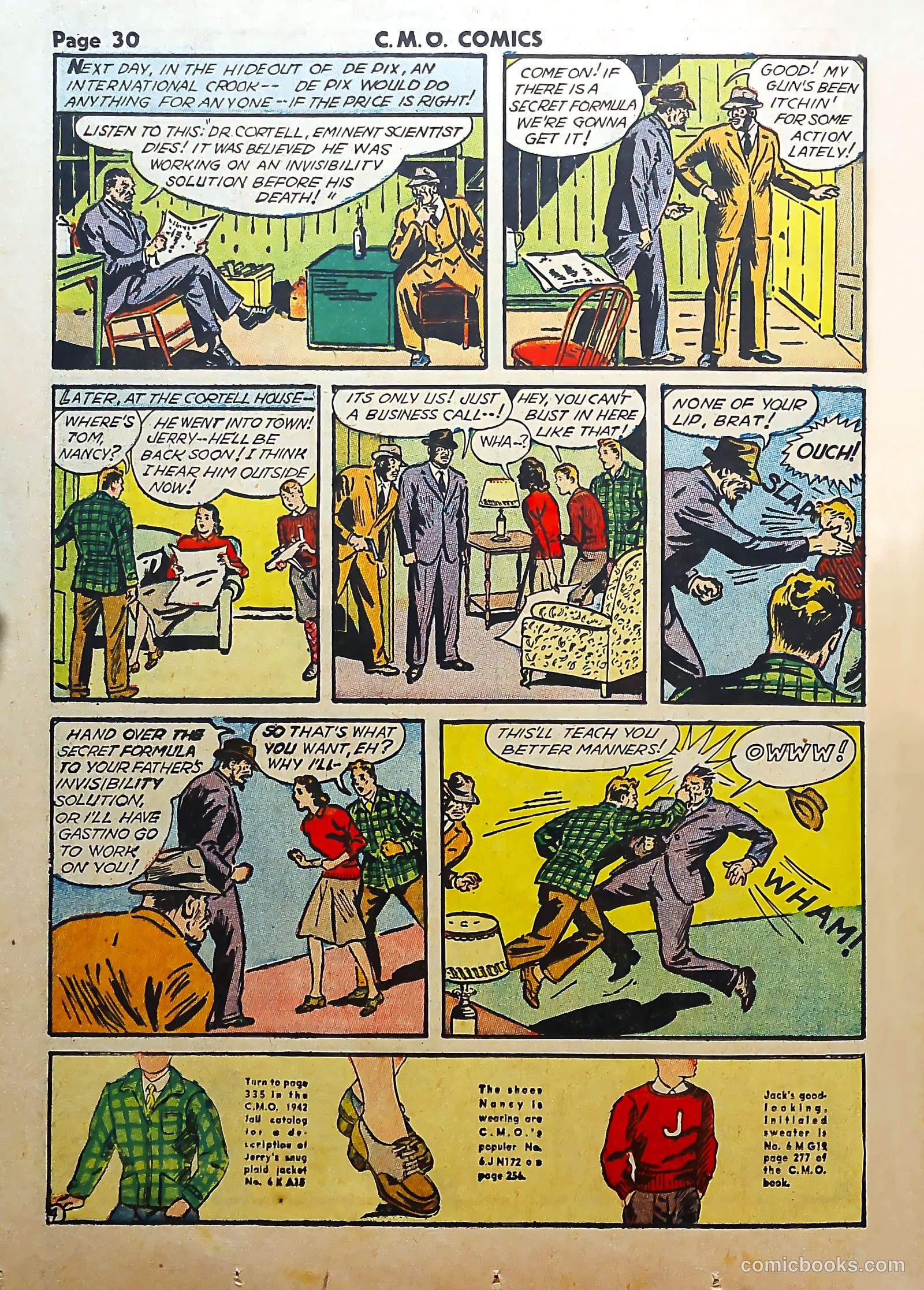 C-M-O Comics #1 (1942) — page 32 of 68