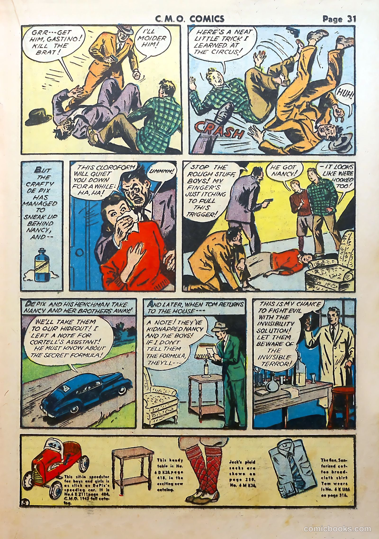 C-M-O Comics #1 (1942) — page 33 of 68