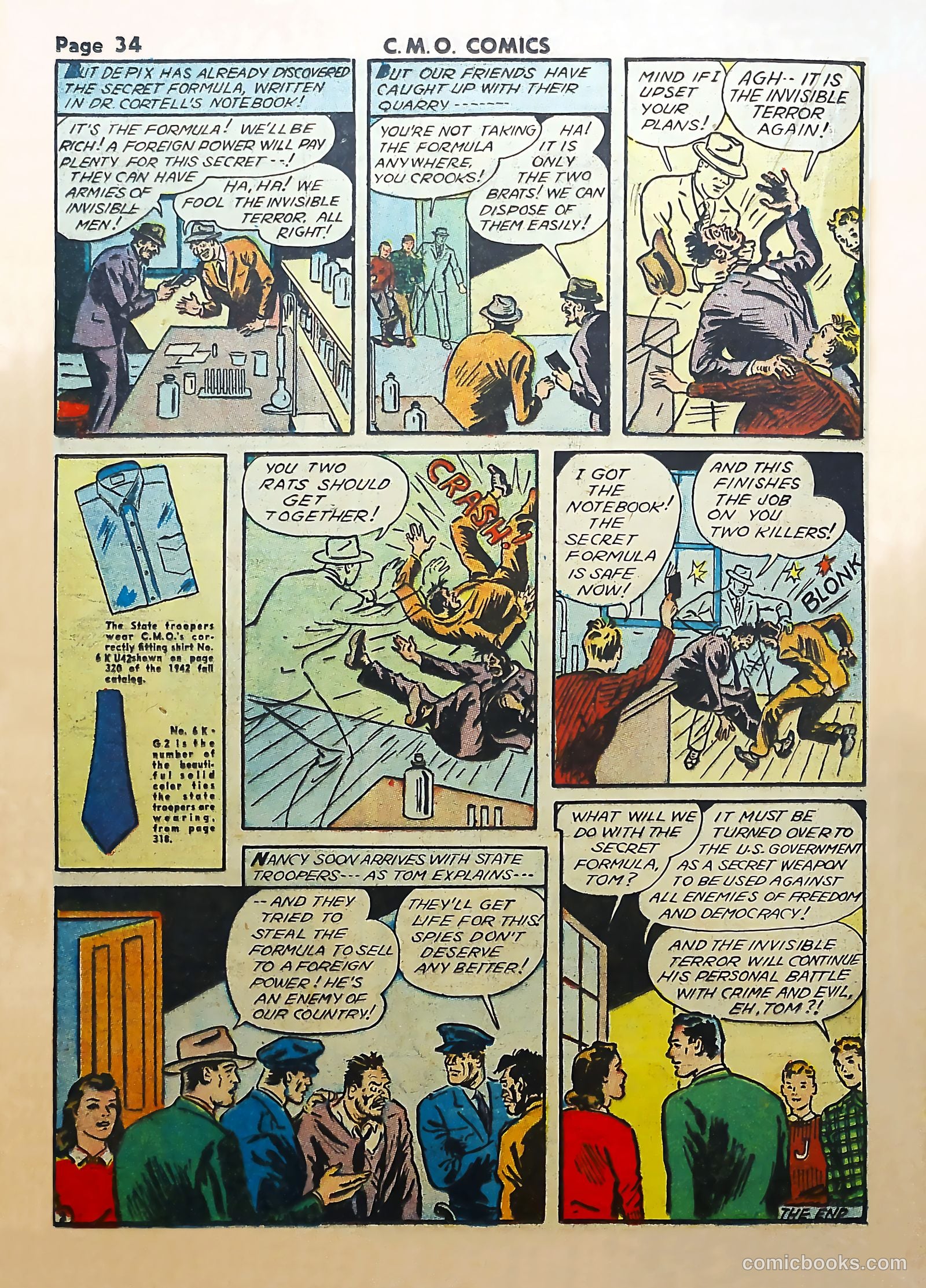 C-M-O Comics #1 (1942) — page 36 of 68