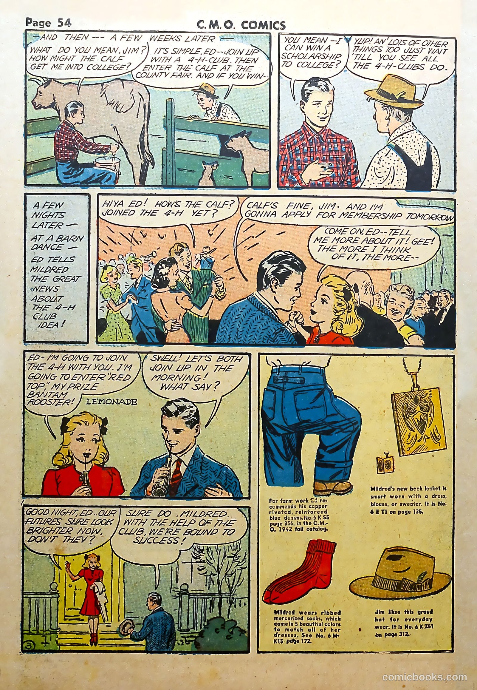 C-M-O Comics #1 (1942) — page 56 of 68