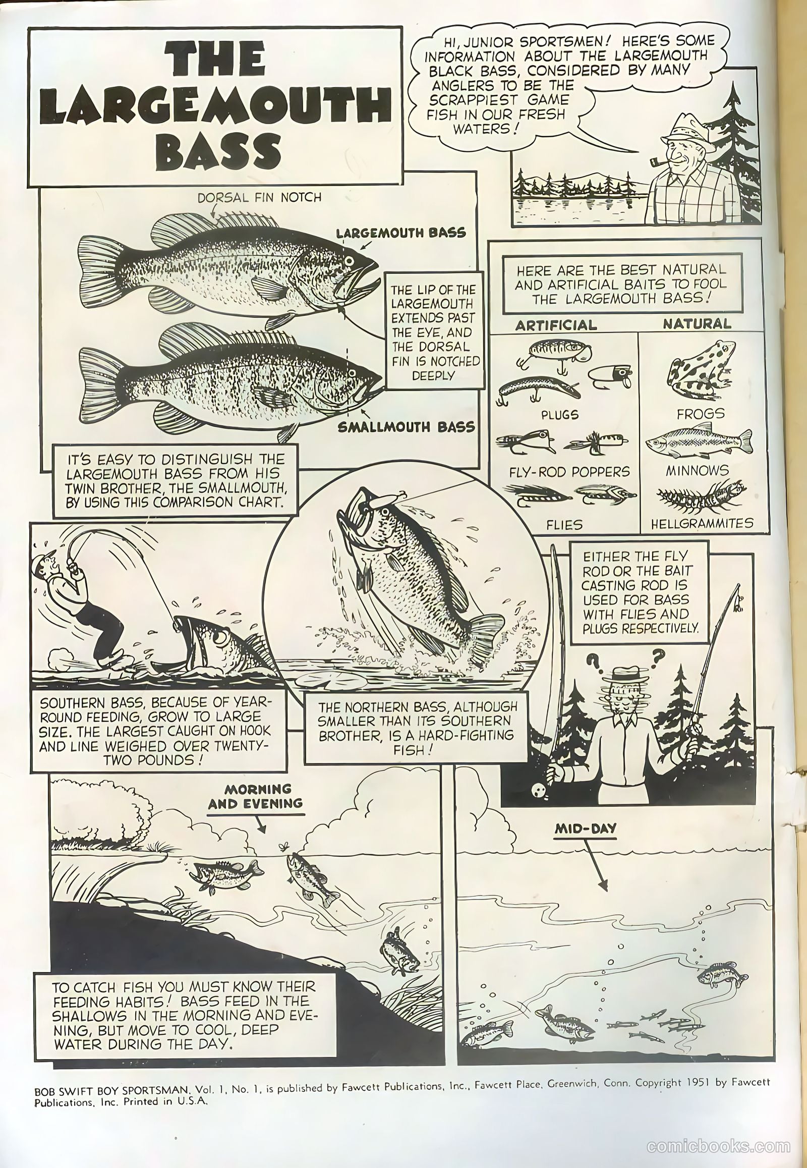 Bob Swift, Boy Sportsman #1 (1951) — page 2 of 36