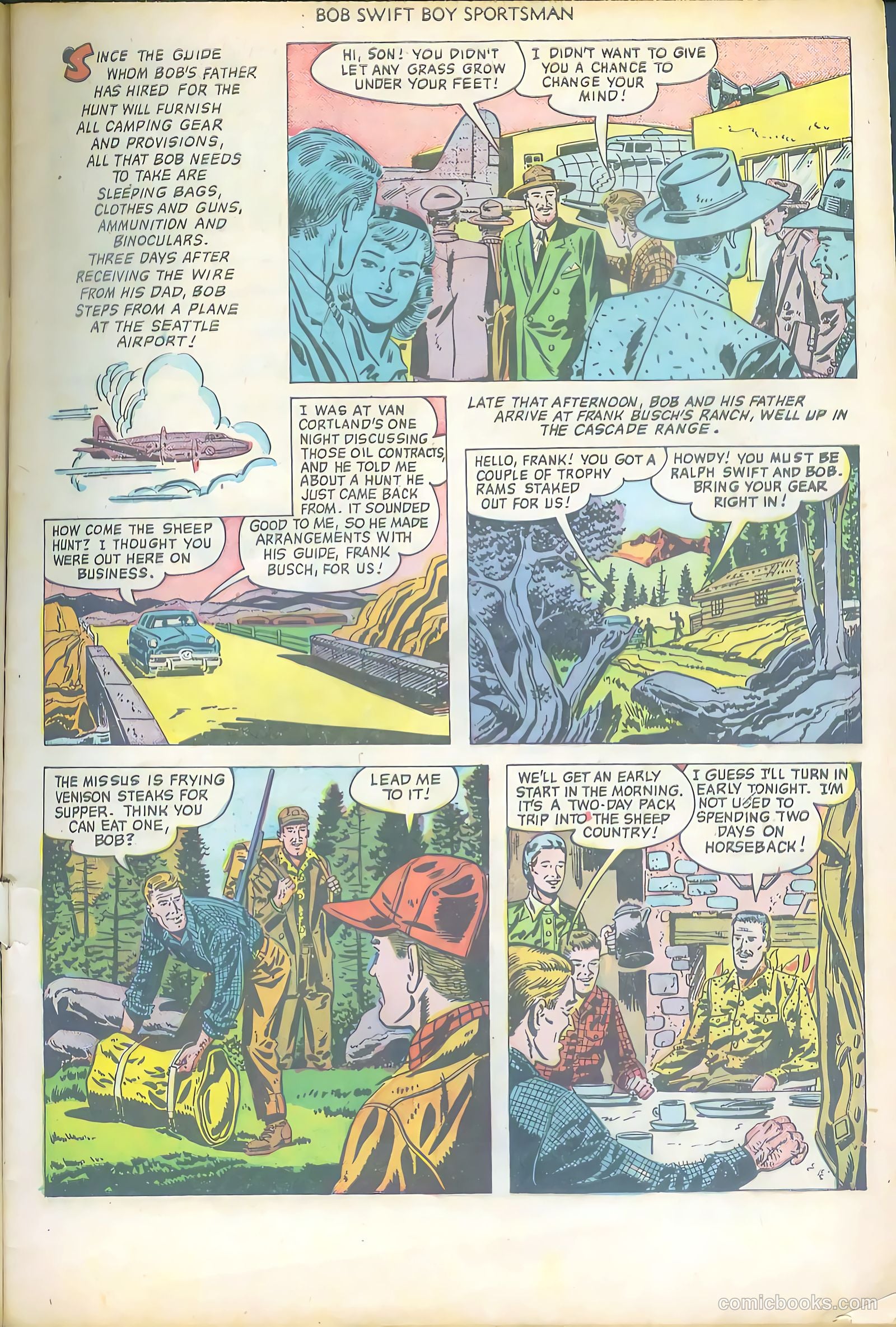 Bob Swift, Boy Sportsman #1 (1951) — page 5 of 36