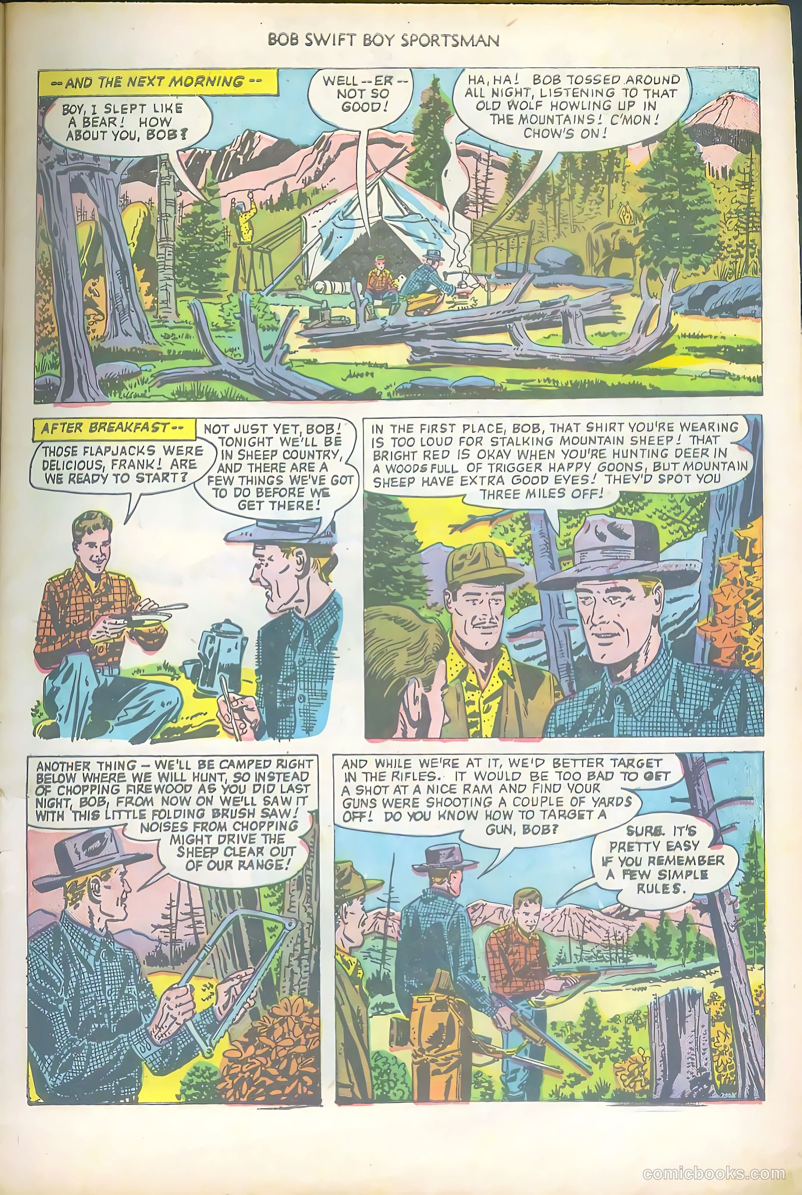 Bob Swift, Boy Sportsman #1 (1951) — page 7 of 36