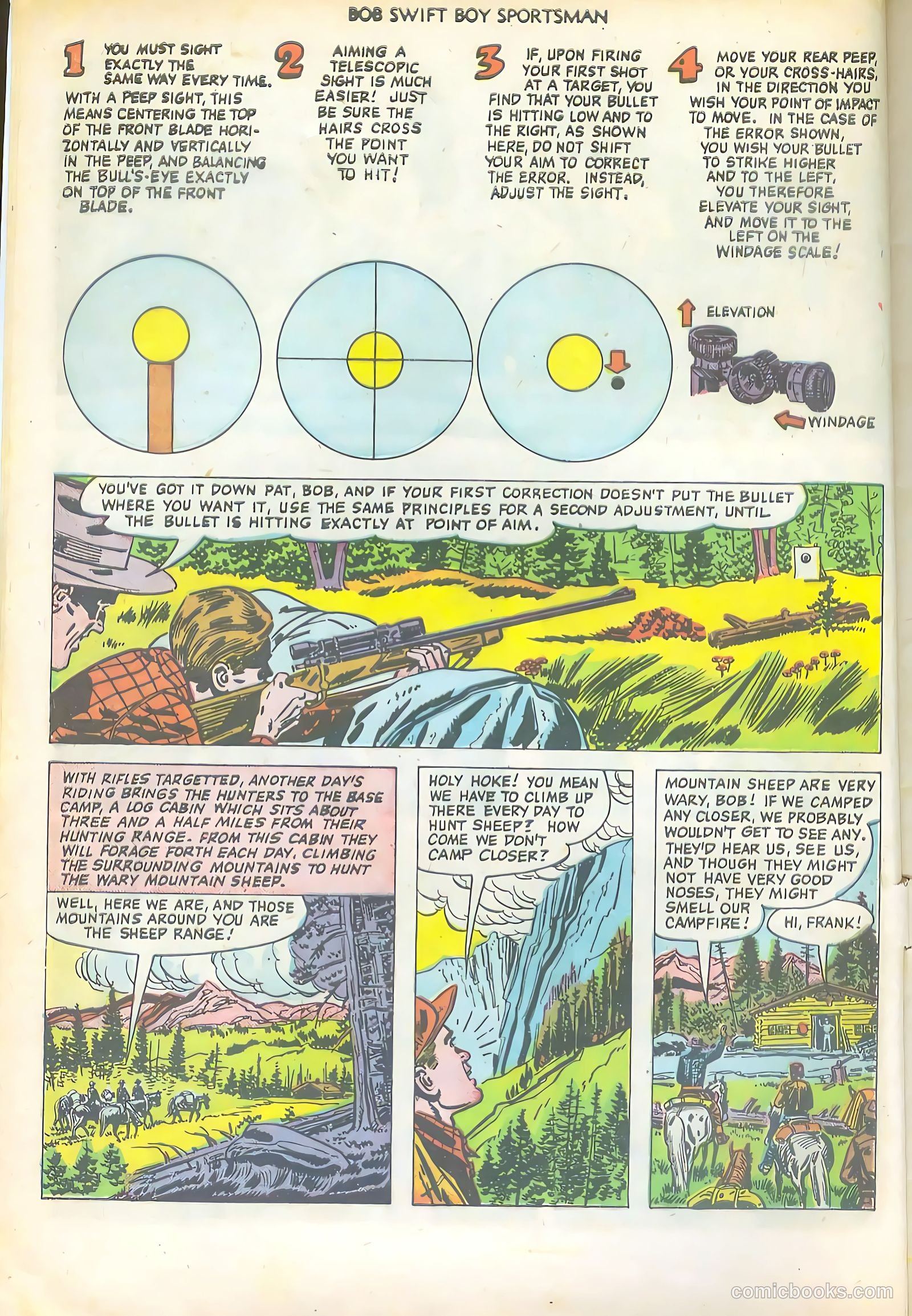 Bob Swift, Boy Sportsman #1 (1951) — page 8 of 36