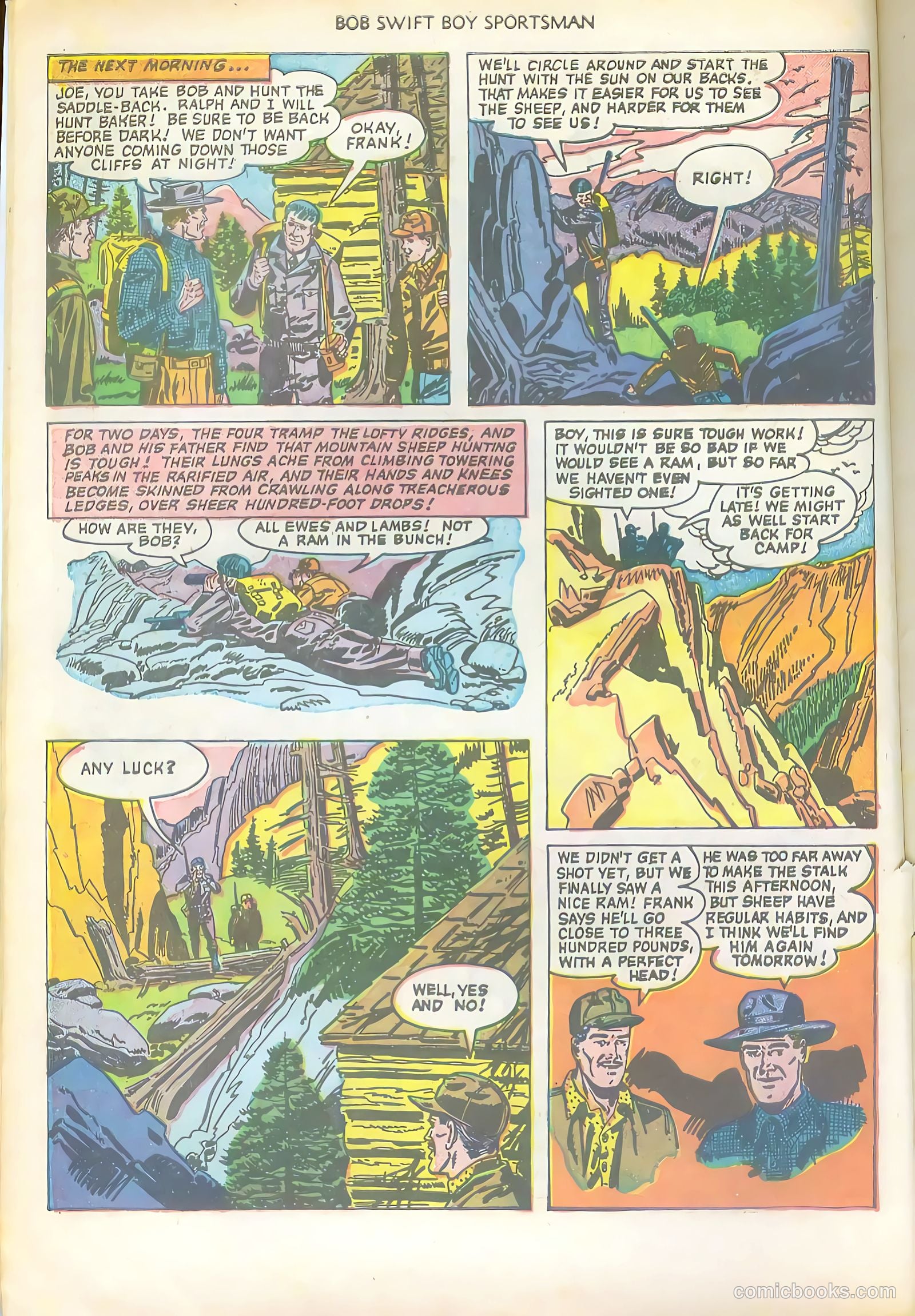 Bob Swift, Boy Sportsman #1 (1951) — page 10 of 36