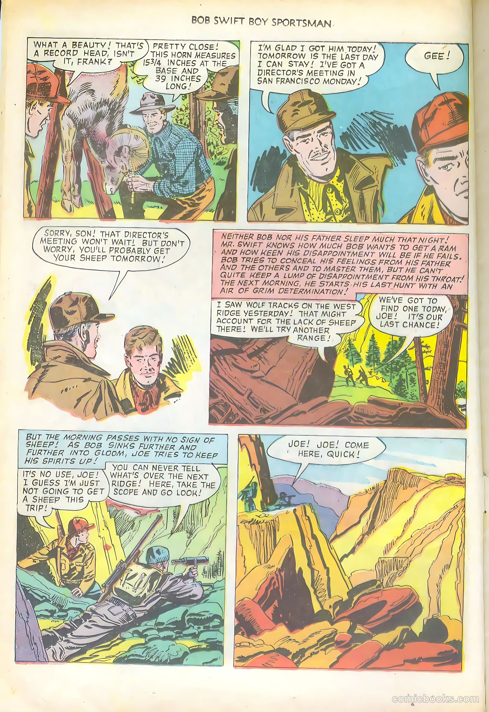 Bob Swift, Boy Sportsman #1 (1951) — page 12 of 36