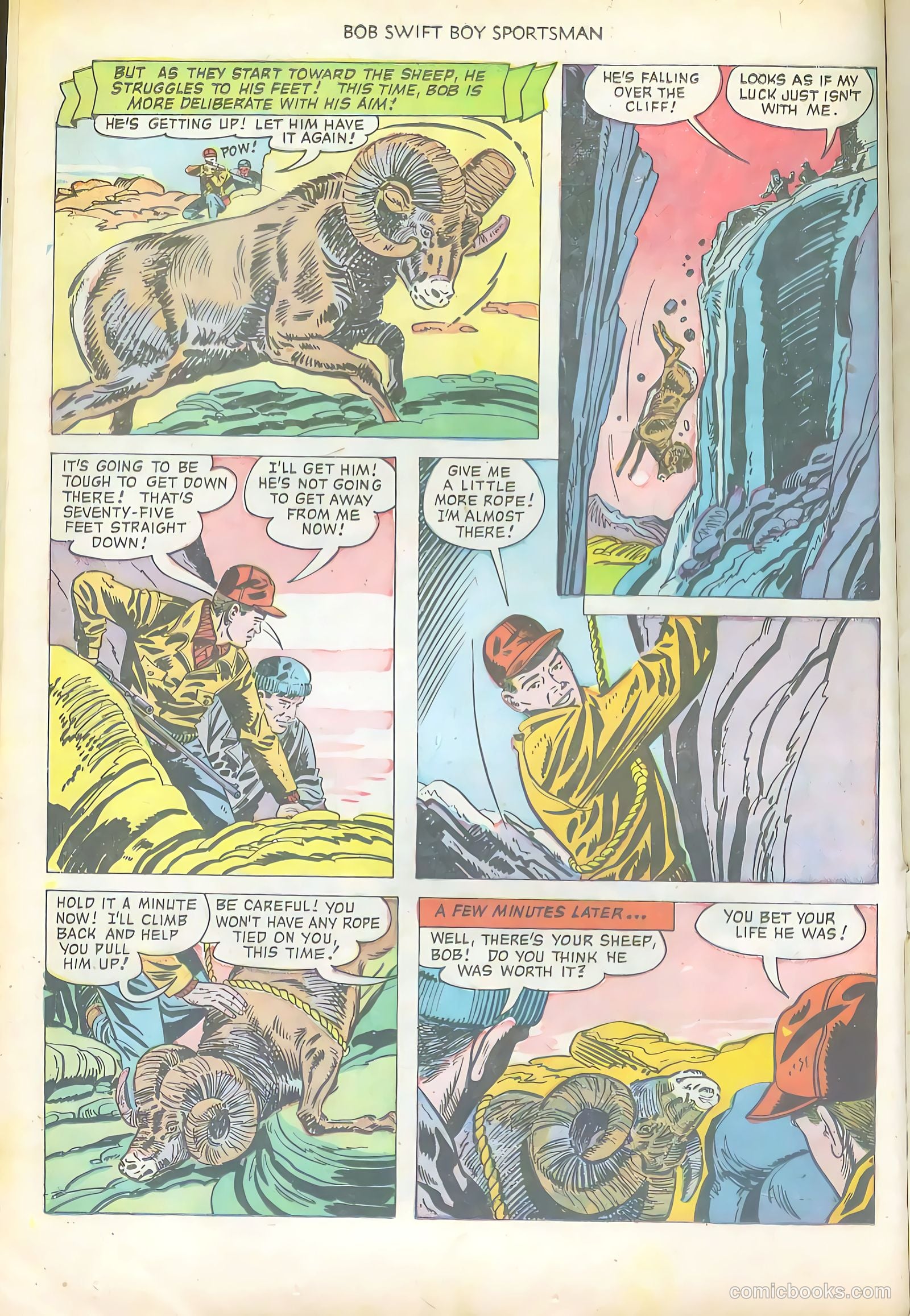 Bob Swift, Boy Sportsman #1 (1951) — page 16 of 36