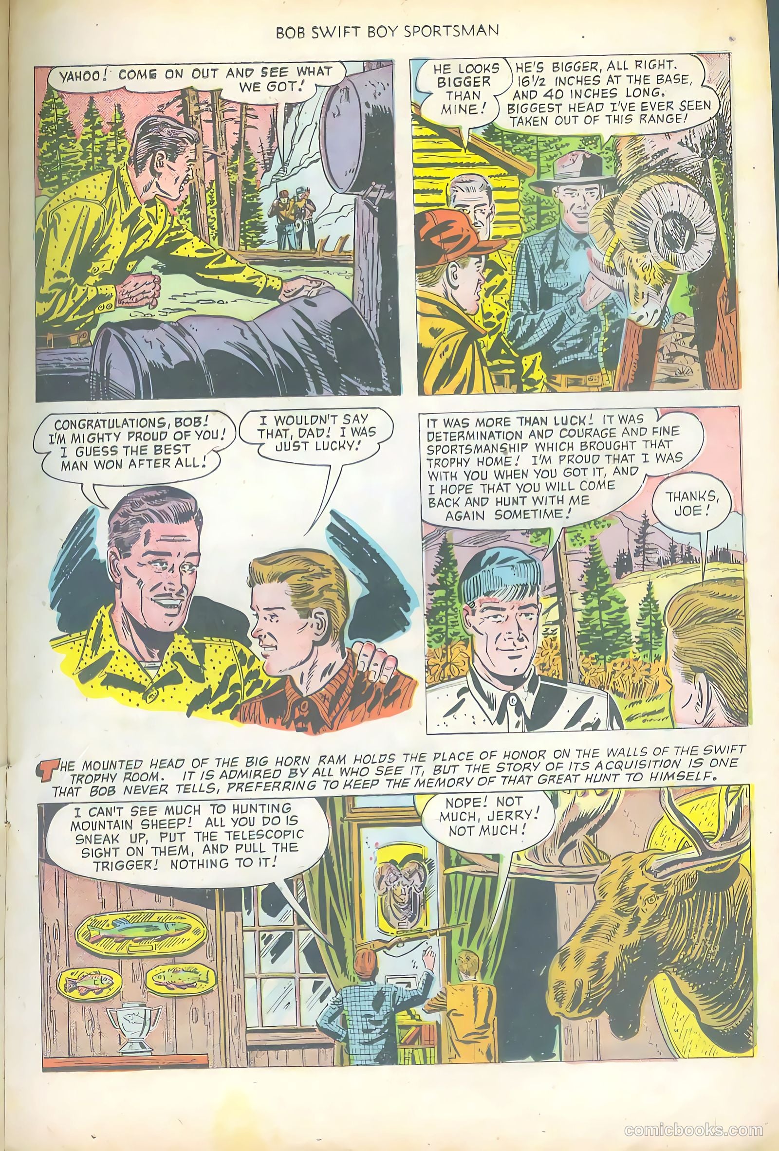 Bob Swift, Boy Sportsman #1 (1951) — page 17 of 36
