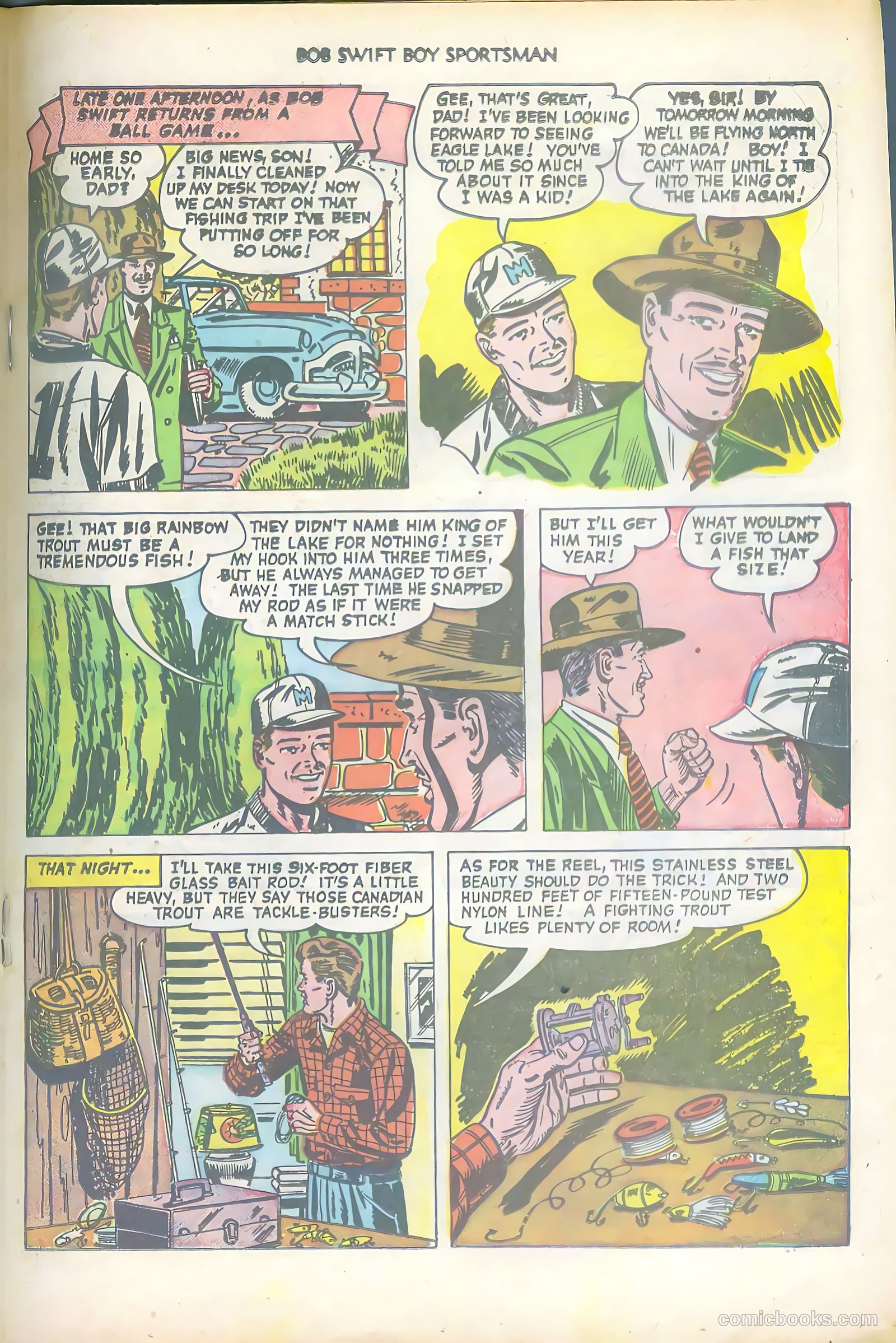 Bob Swift, Boy Sportsman #1 (1951) — page 19 of 36