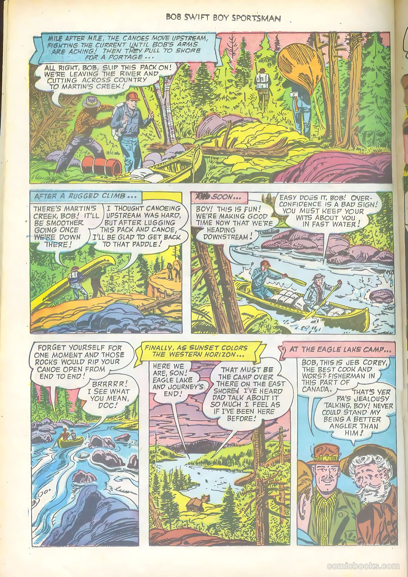 Bob Swift, Boy Sportsman #1 (1951) — page 22 of 36