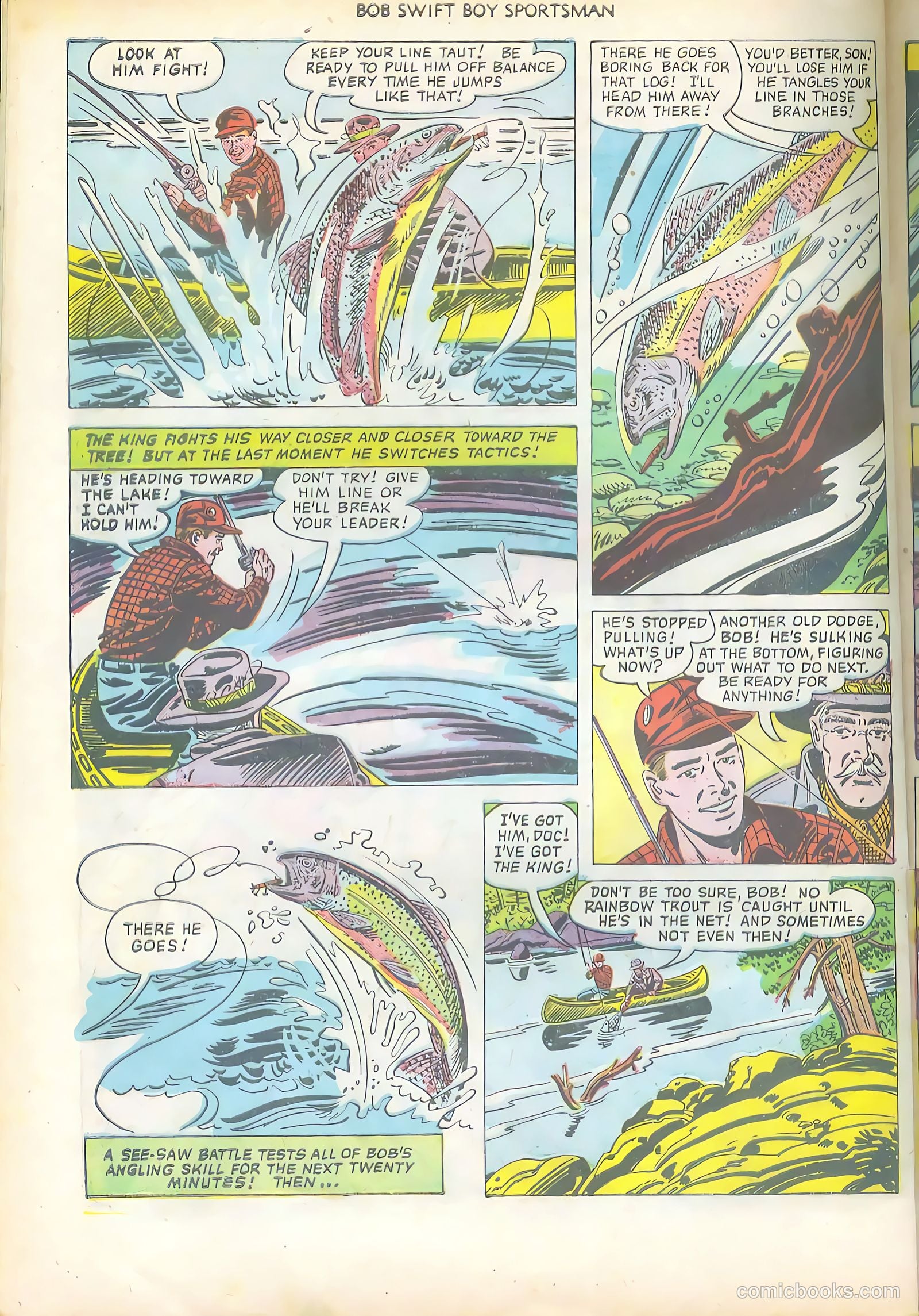 Bob Swift, Boy Sportsman #1 (1951) — page 28 of 36