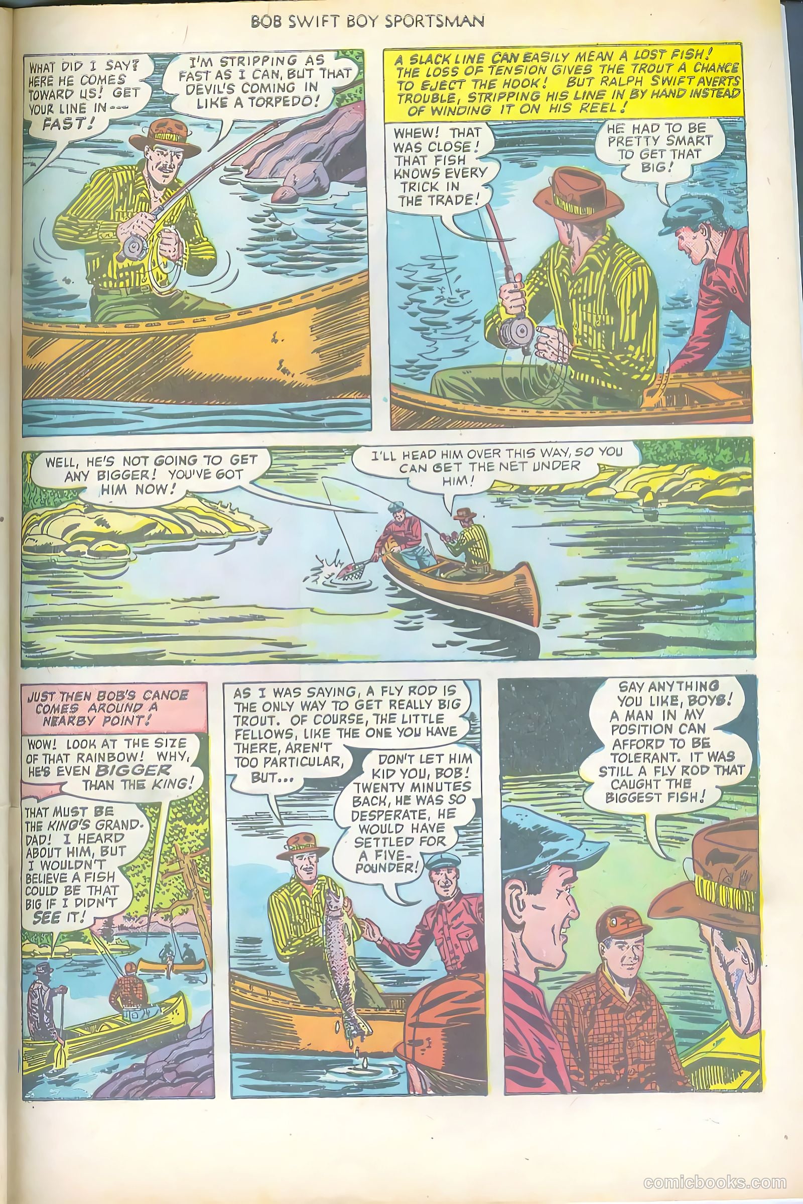Bob Swift, Boy Sportsman #1 (1951) — page 31 of 36