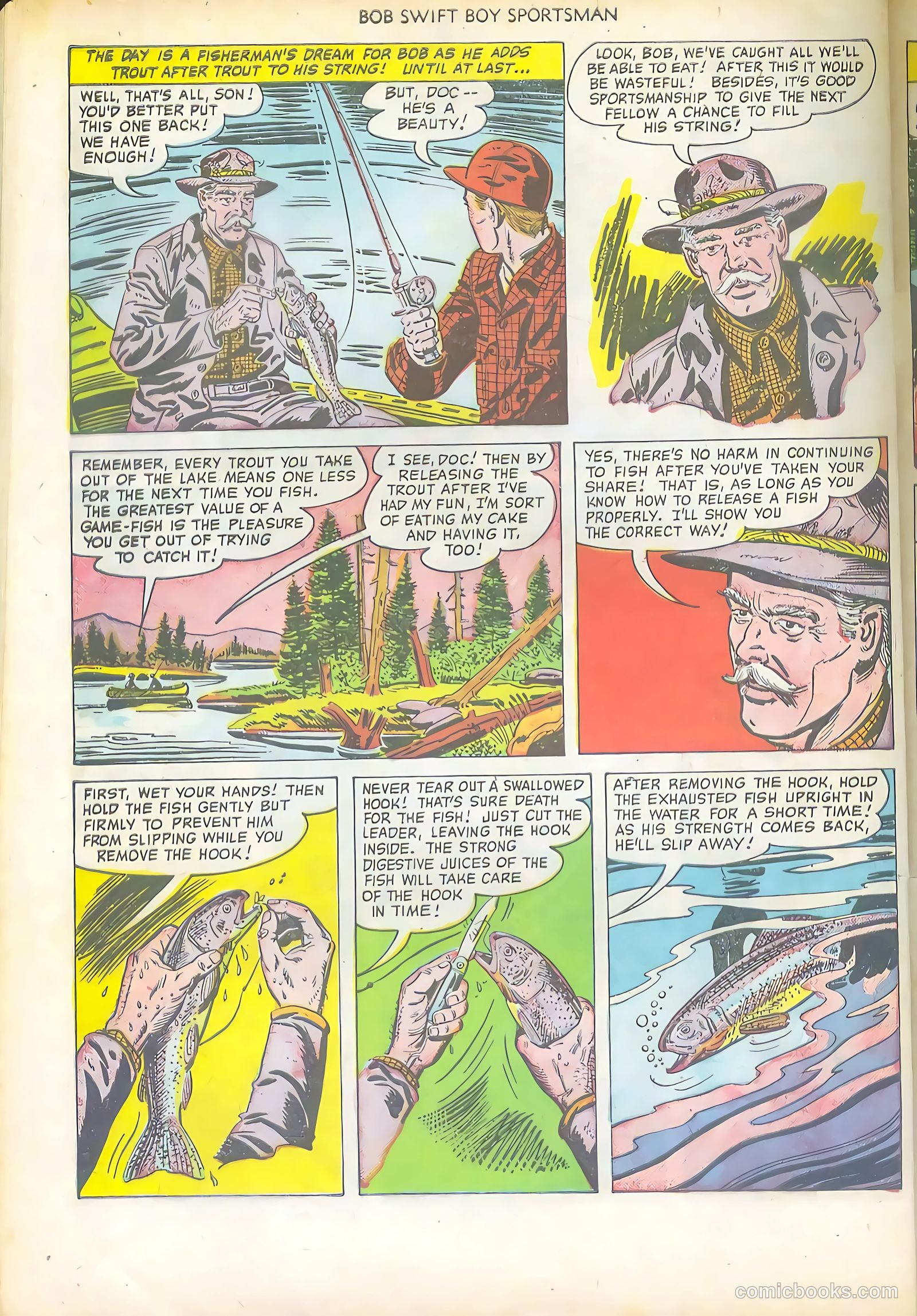 Bob Swift, Boy Sportsman #1 (1951) — page 32 of 36