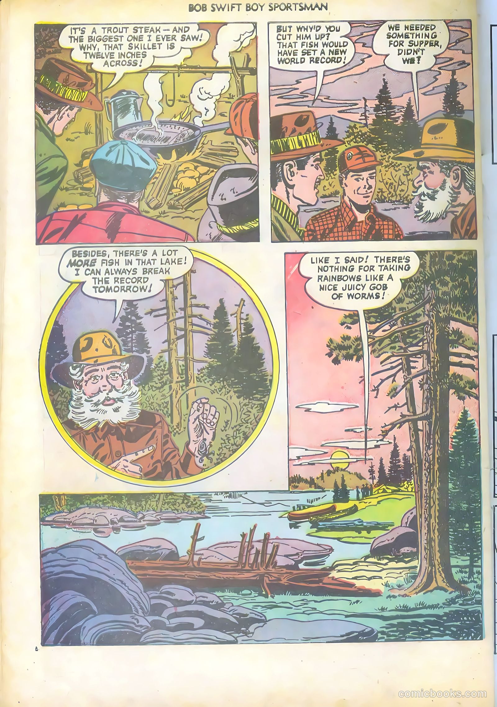Bob Swift, Boy Sportsman #1 (1951) — page 34 of 36