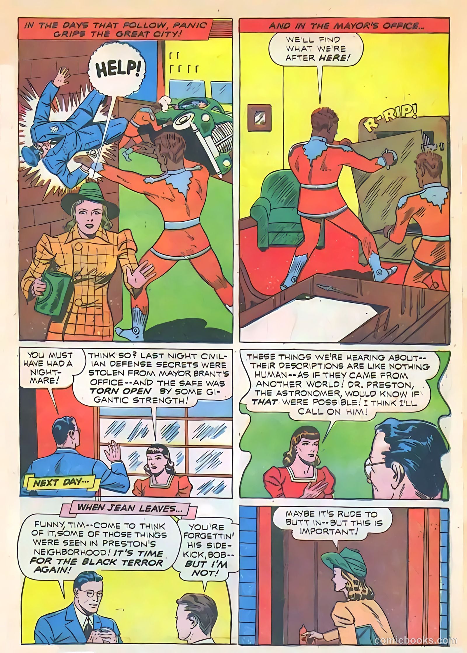 Exciting Comics #19 (1942) — page 5 of 68