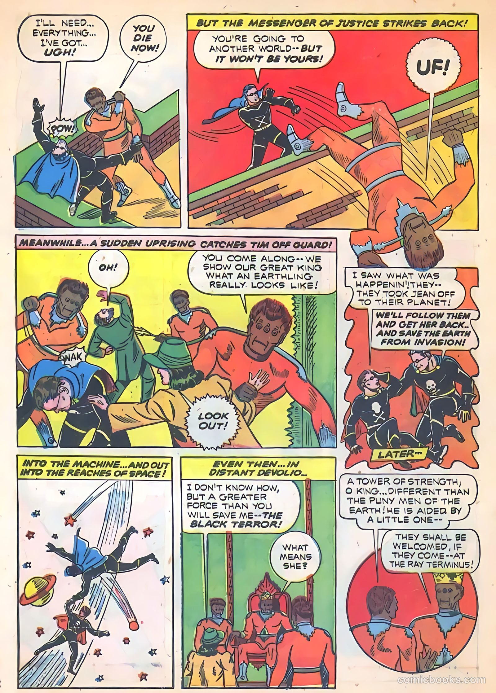 Exciting Comics #19 (1942) — page 8 of 68