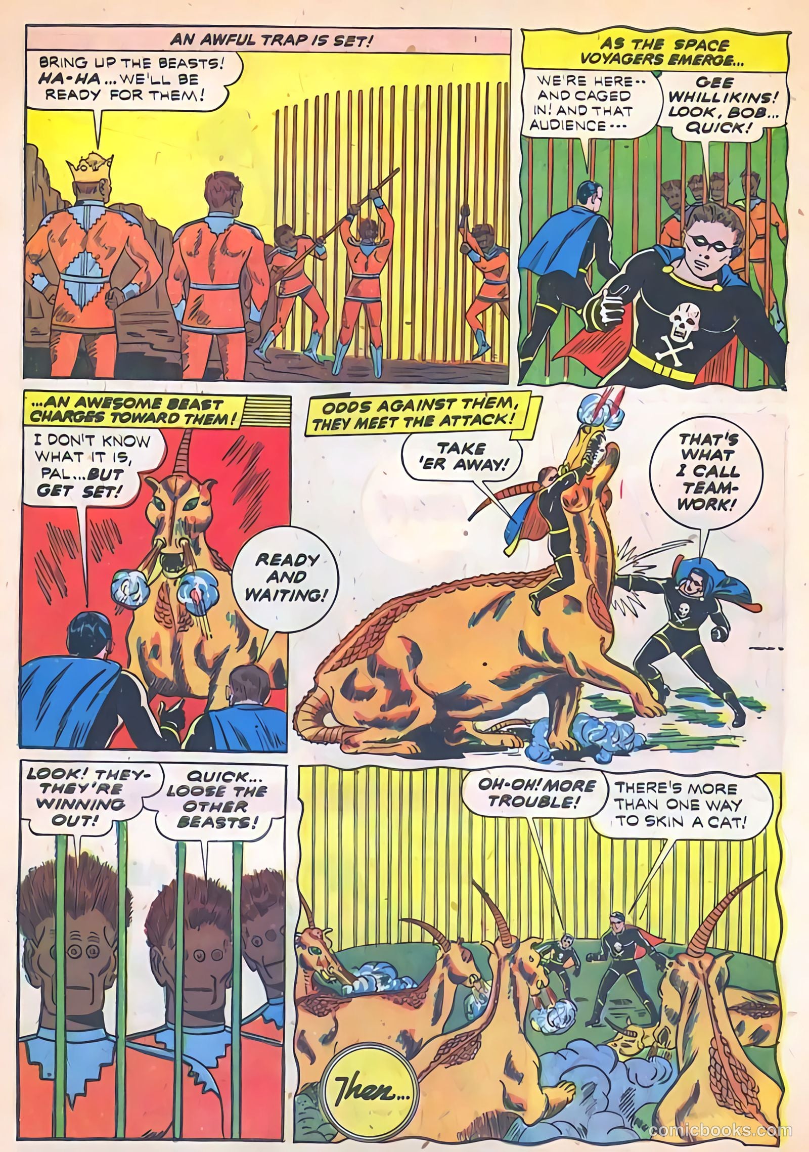 Exciting Comics #19 (1942) — page 9 of 68
