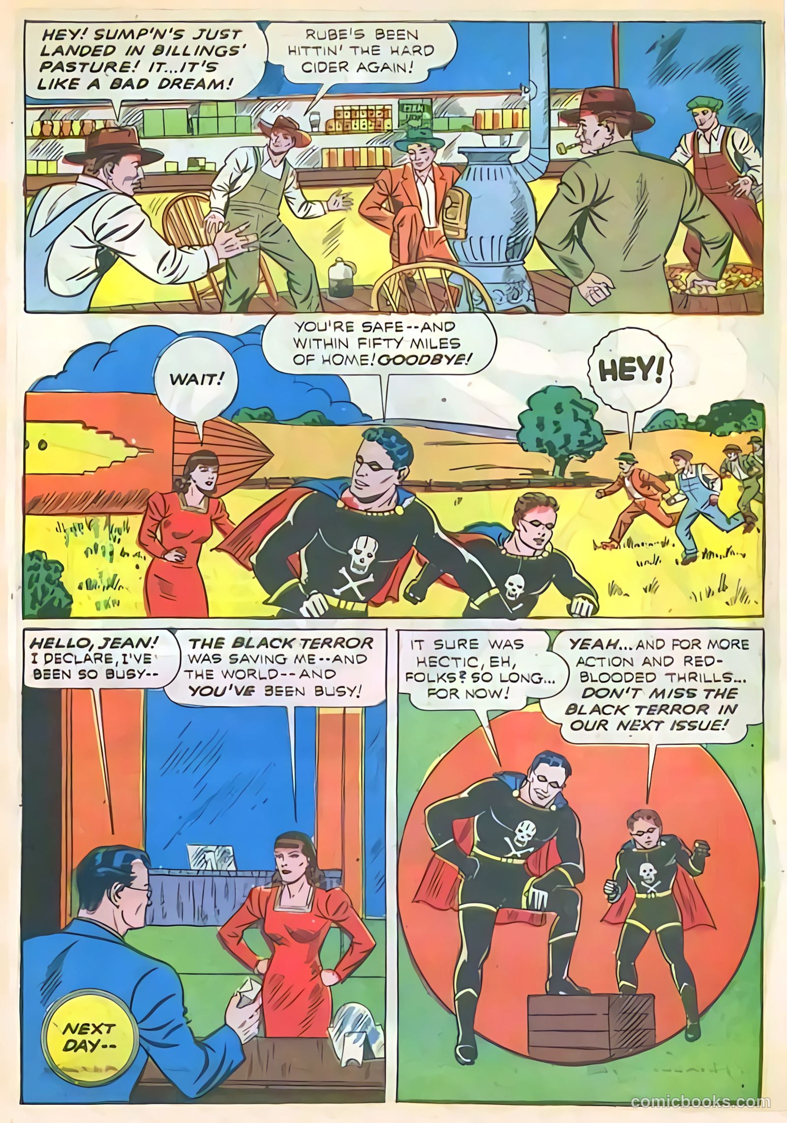 Exciting Comics #19 (1942) — page 15 of 68