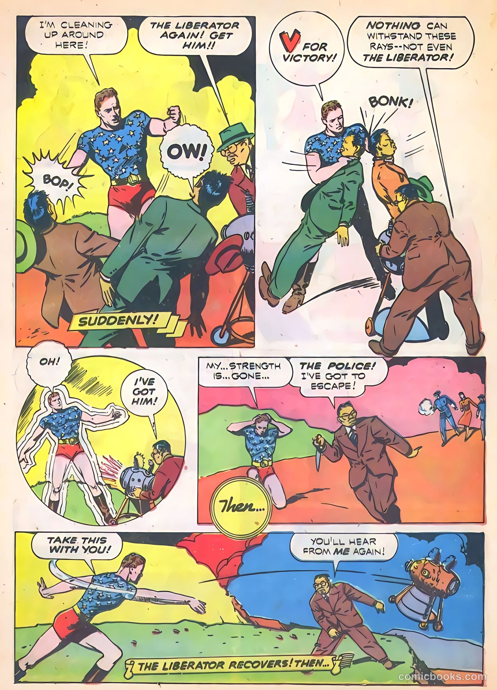 Exciting Comics #19 (1942) — page 21 of 68