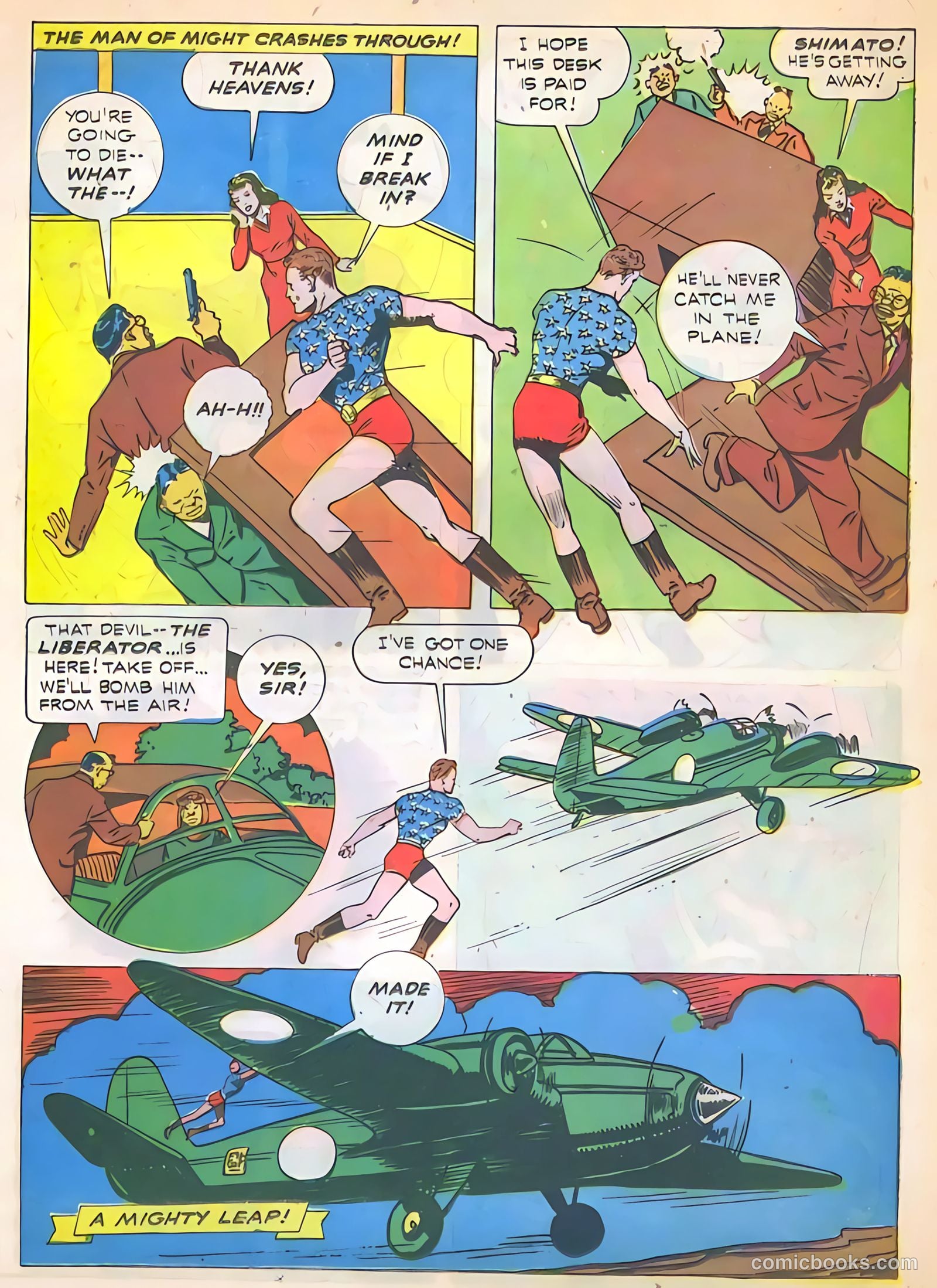 Exciting Comics #19 (1942) — page 23 of 68