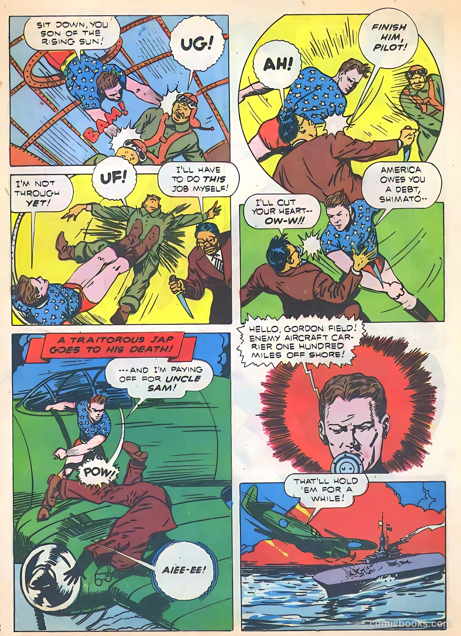 Exciting Comics #19 (1942) — page 24 of 68