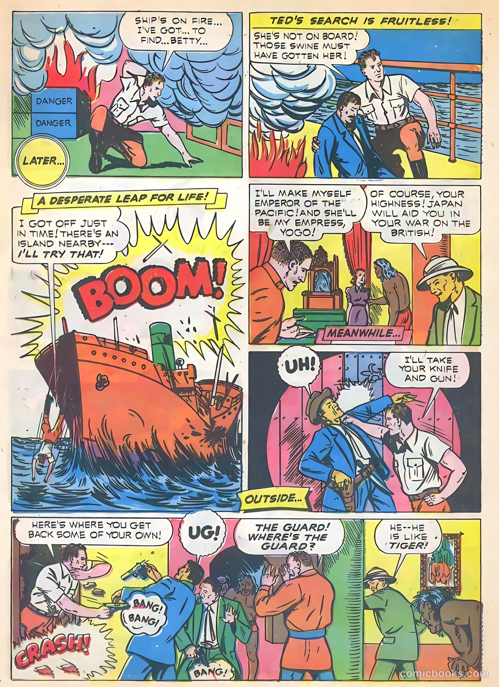 Exciting Comics #19 (1942) — page 36 of 68
