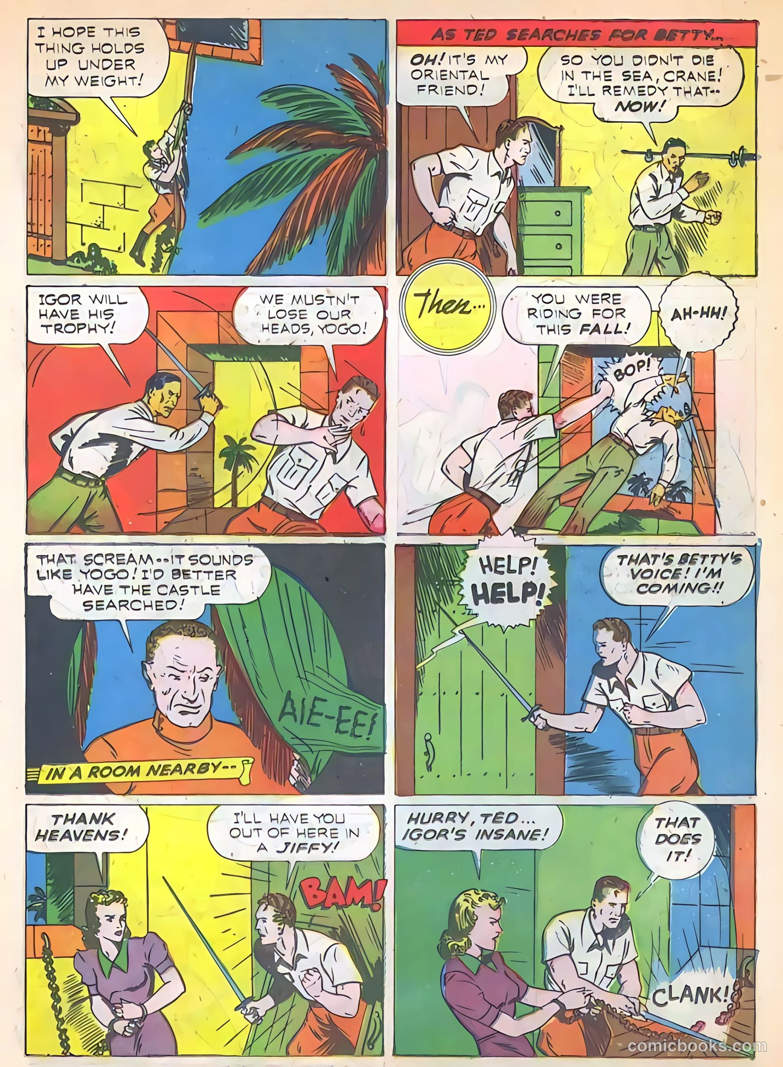 Exciting Comics #19 (1942) — page 39 of 68