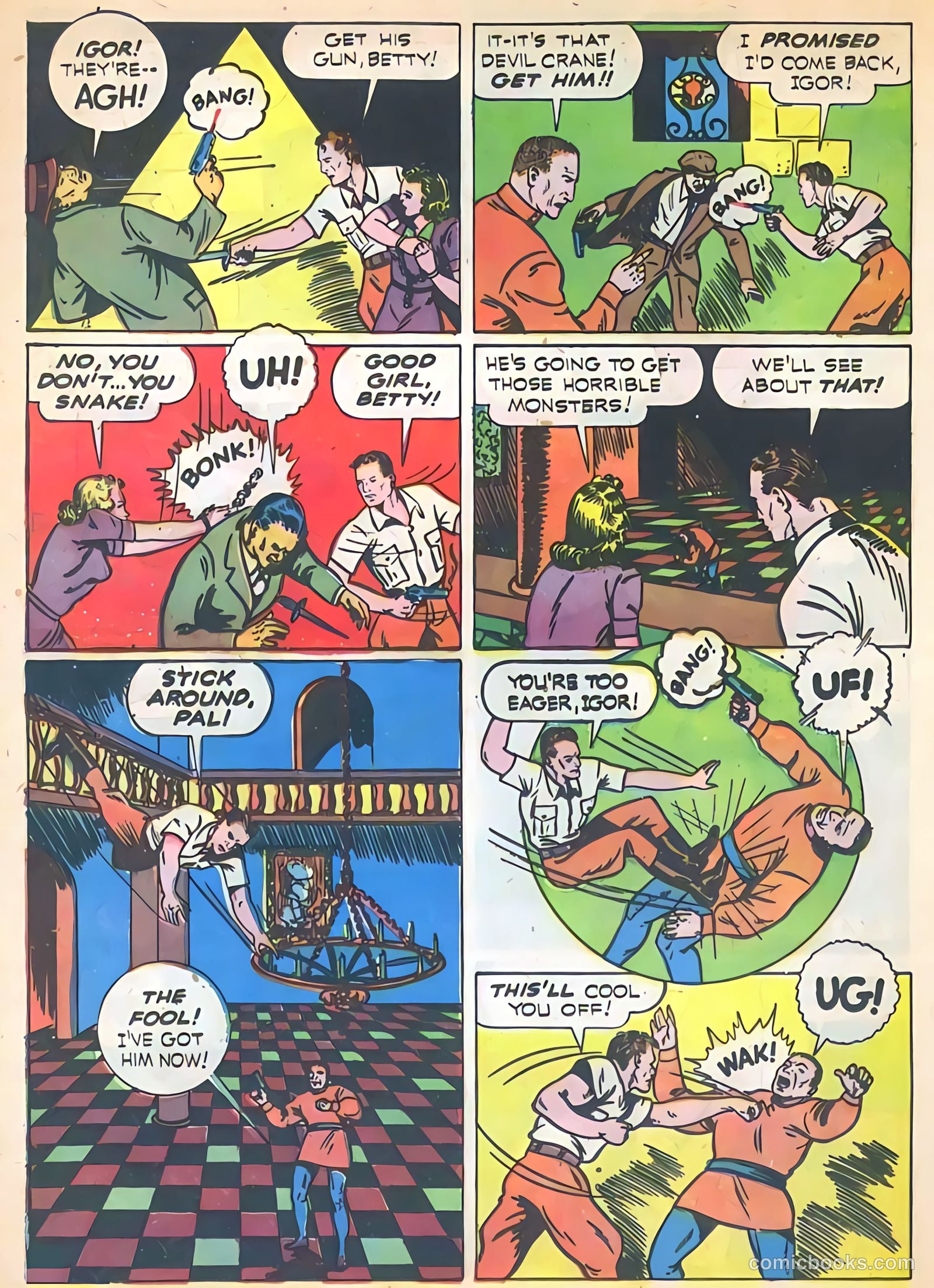 Exciting Comics #19 (1942) — page 40 of 68