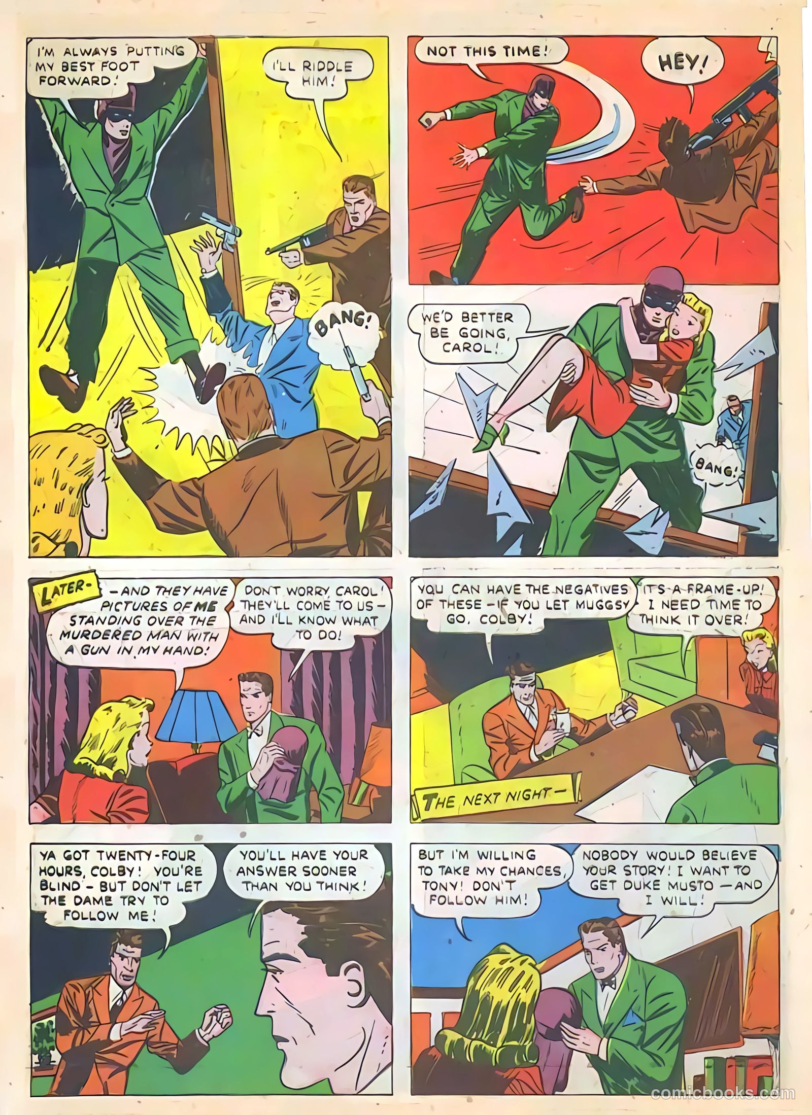 Exciting Comics #19 (1942) — page 51 of 68