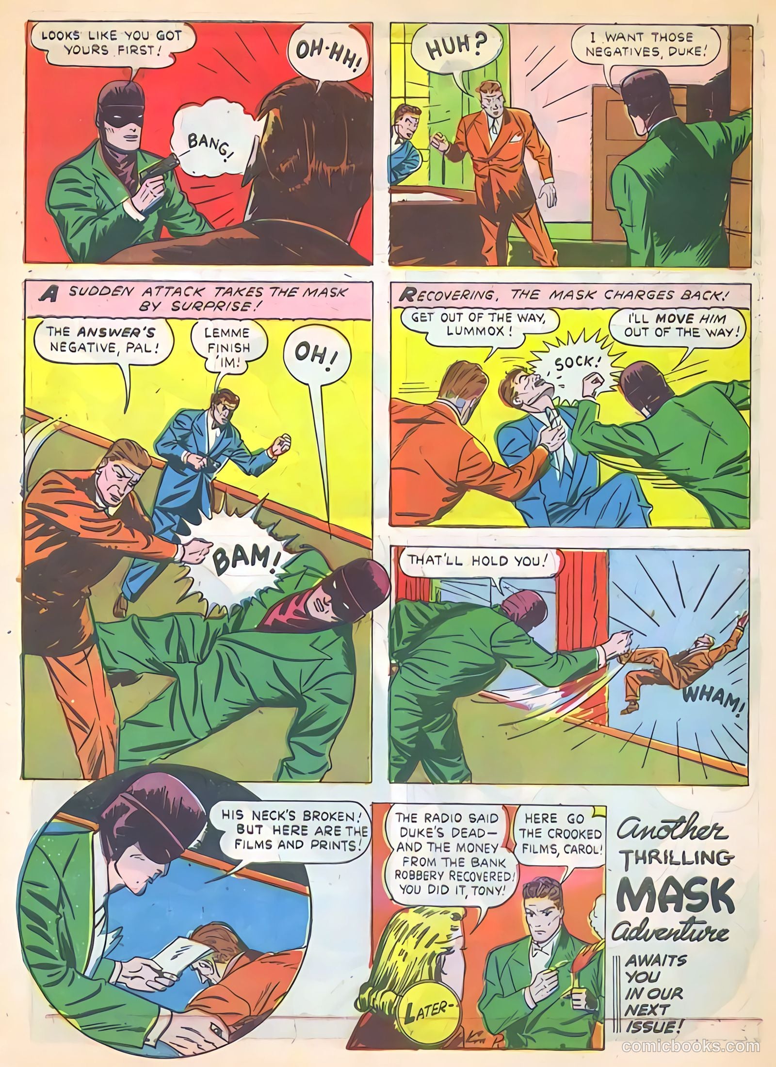 Exciting Comics #19 (1942) — page 54 of 68