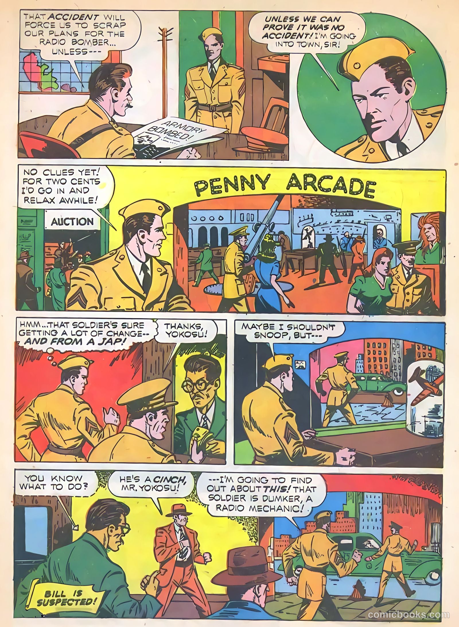Exciting Comics #19 (1942) — page 57 of 68