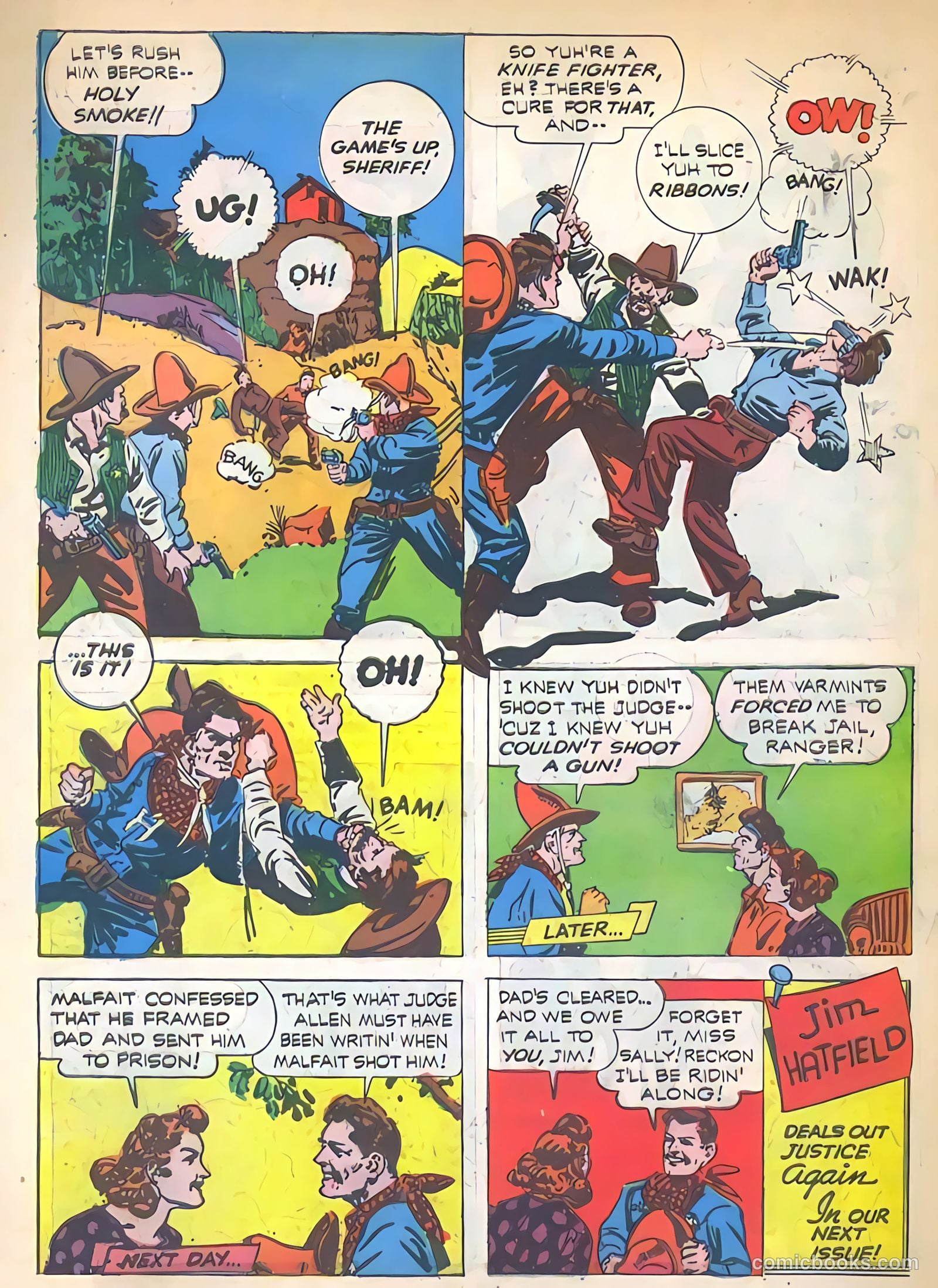 Exciting Comics #19 (1942) — page 66 of 68