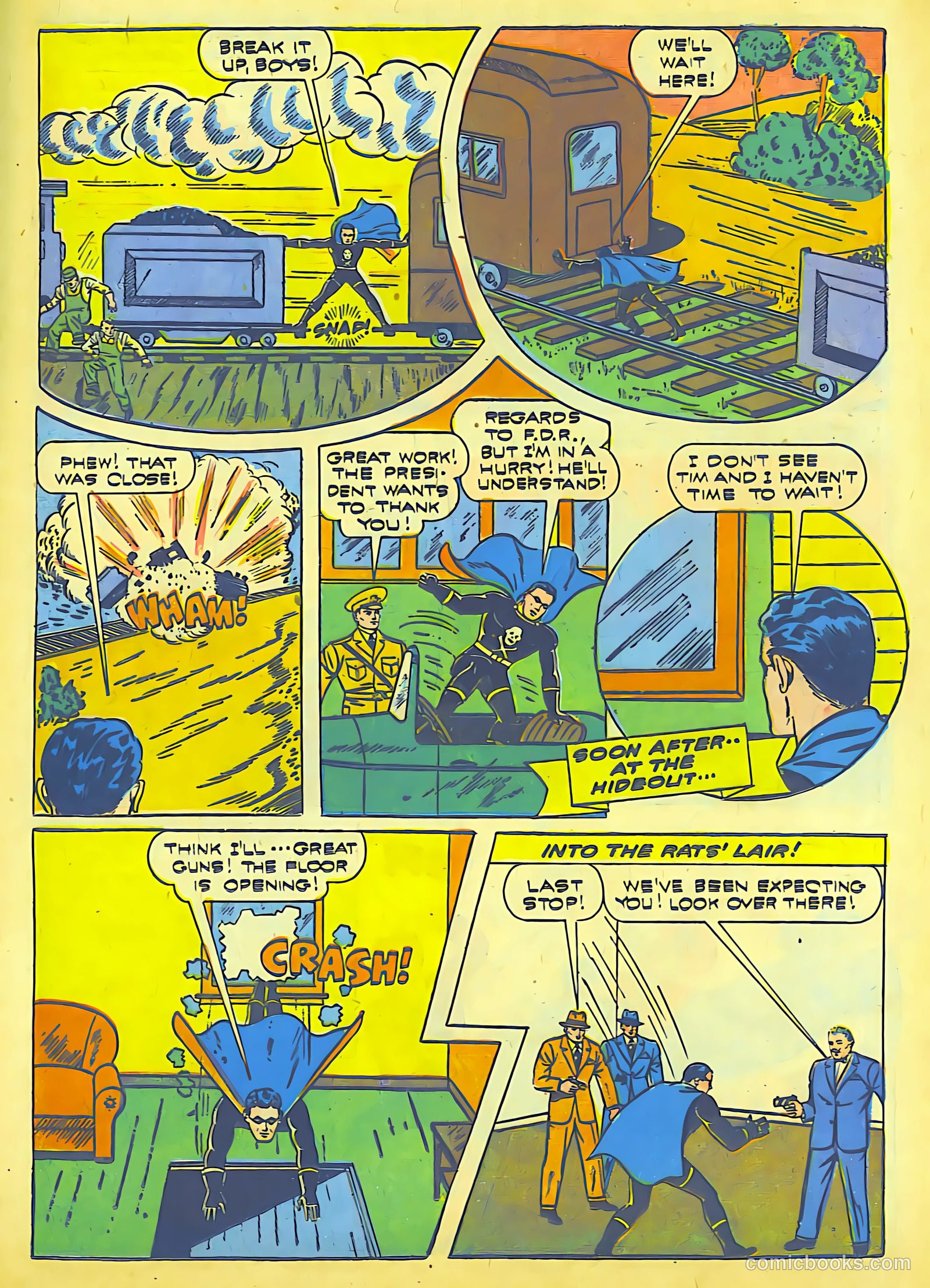Exciting Comics #23 (1941) — page 28 of 66
