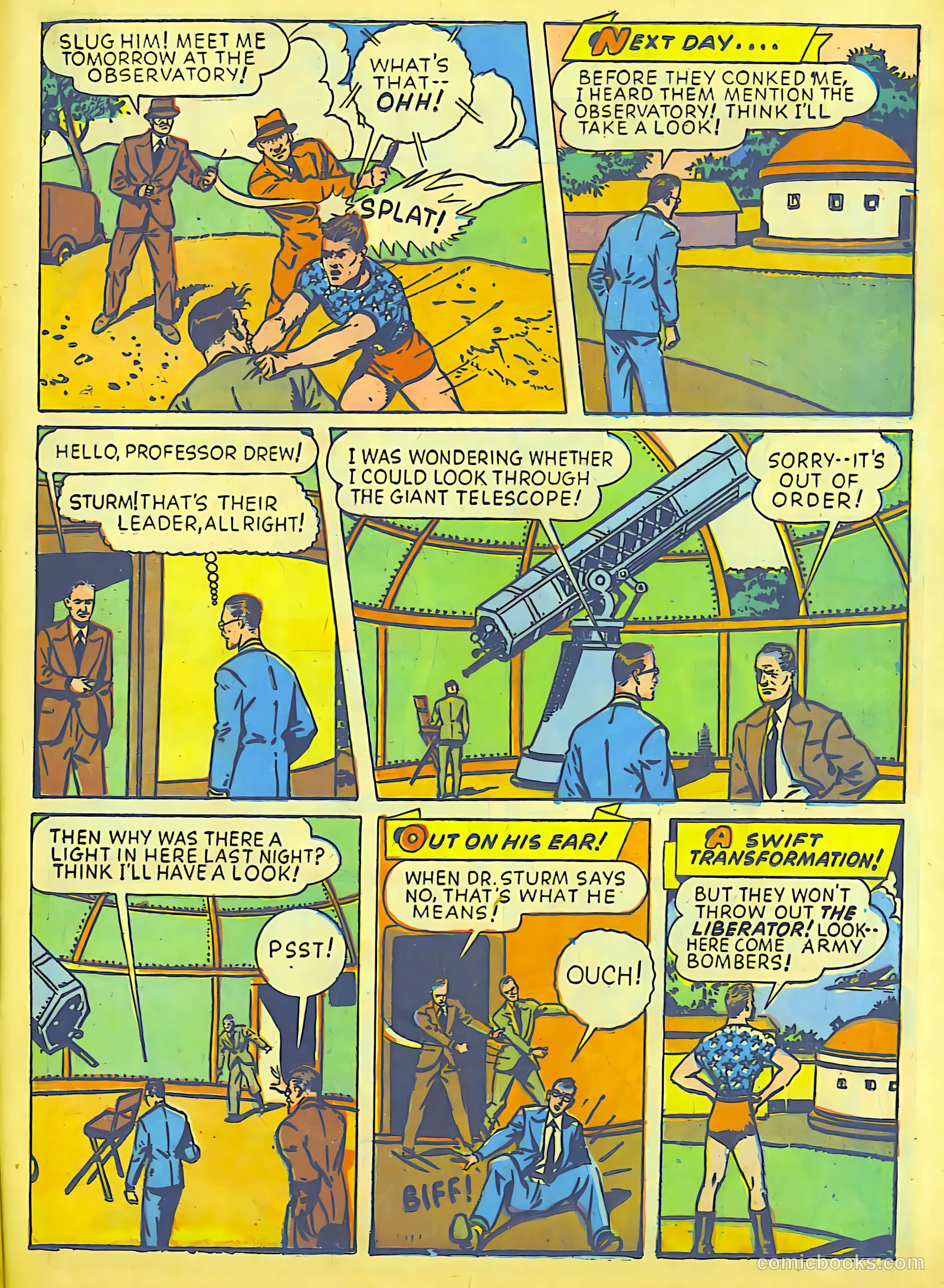 Exciting Comics #23 (1941) — page 36 of 66