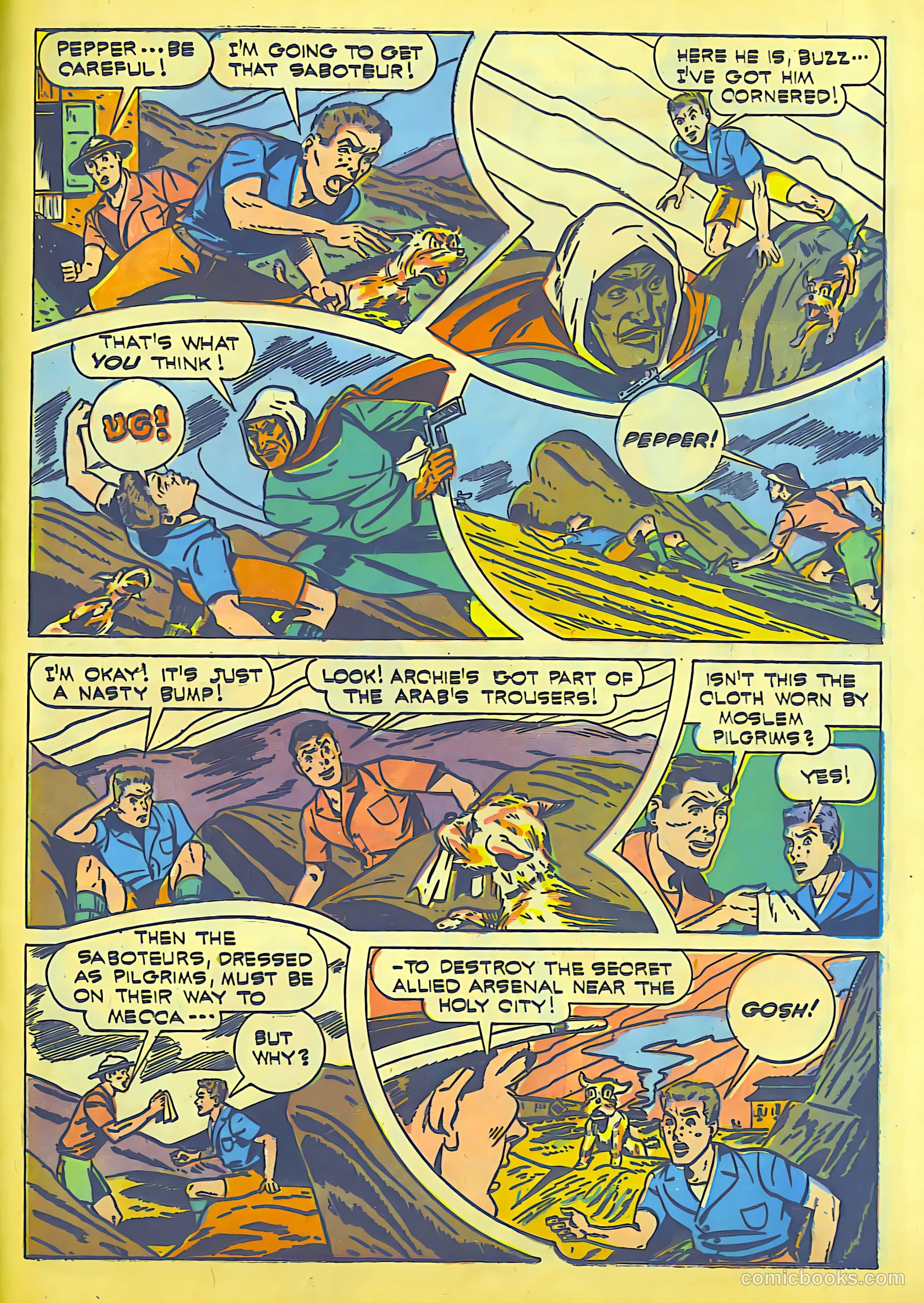 Exciting Comics #23 (1941) — page 44 of 66