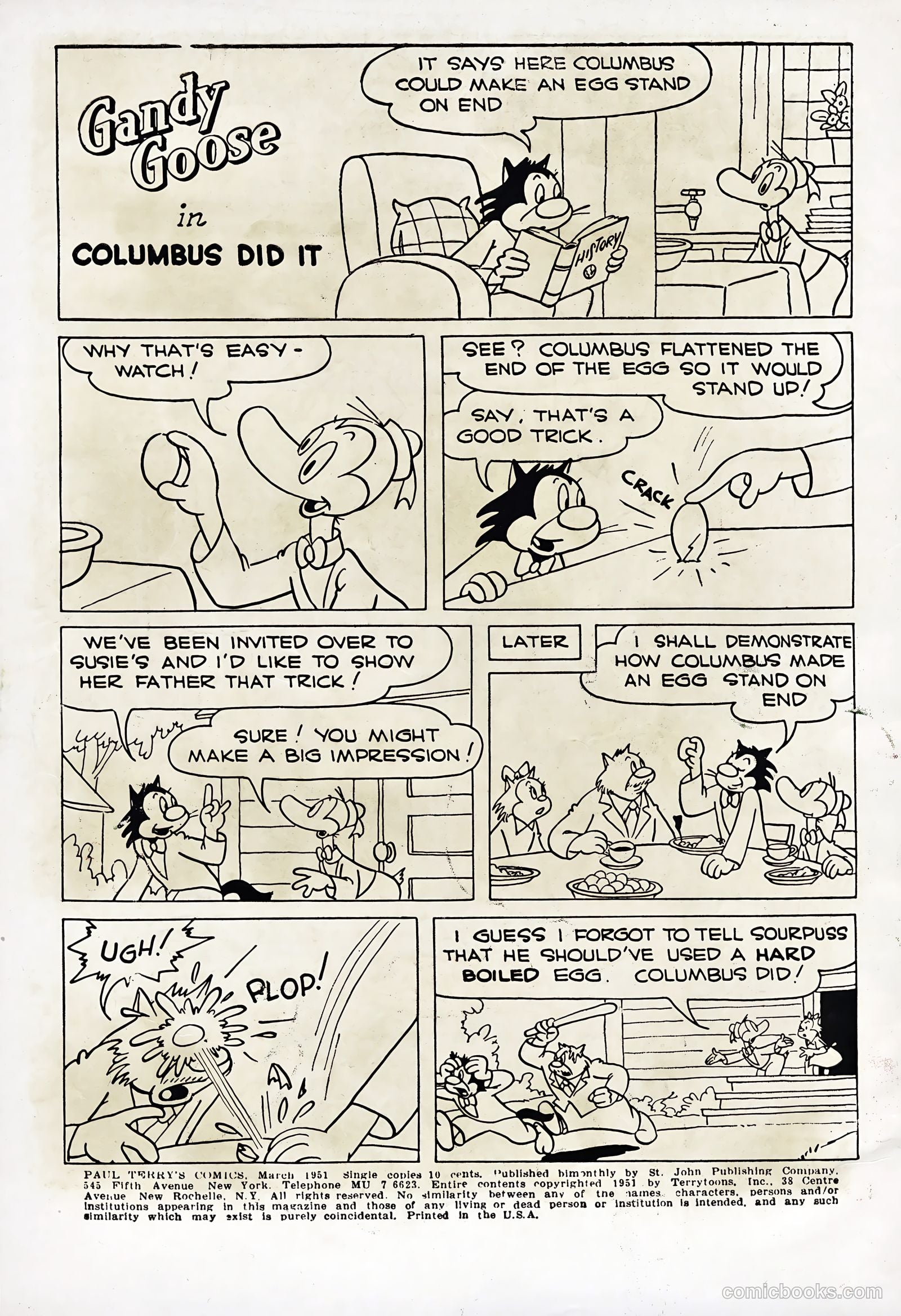 Paul Terry's Comics #85 (1951) — page 2 of 36