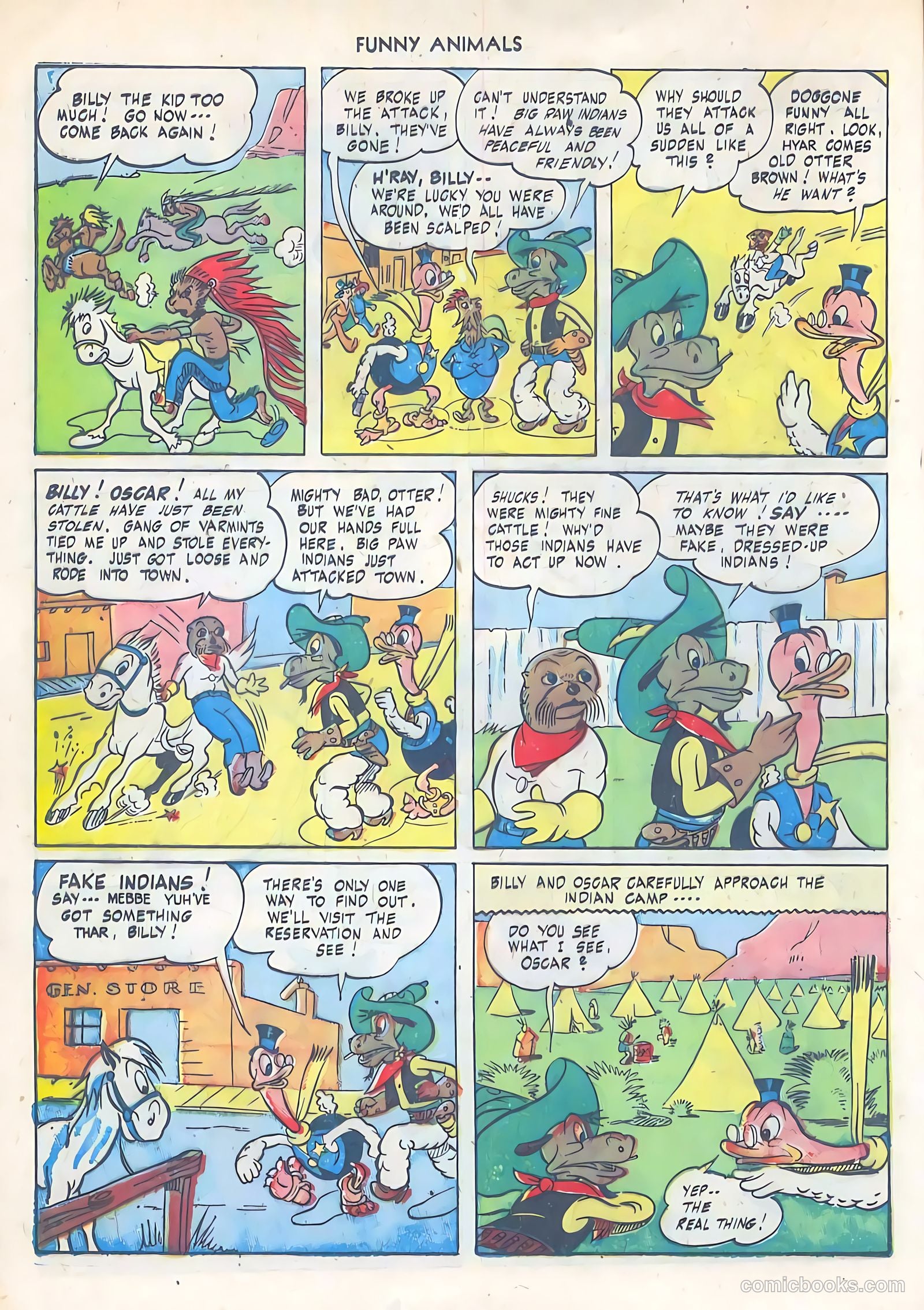 Fawcett's Funny Animals #38 (1946) — page 22 of 52