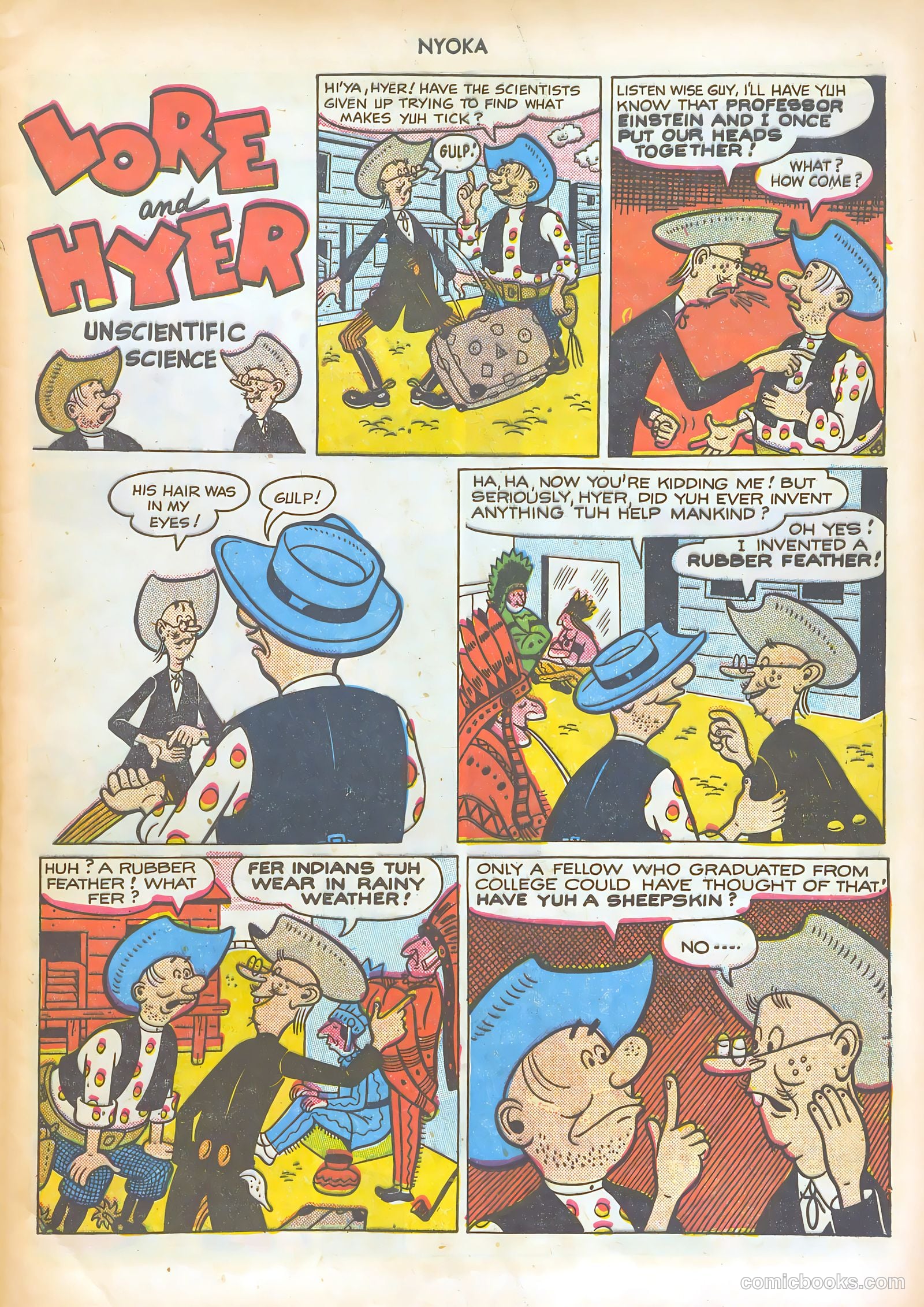 Nyoka the Jungle Girl #47 (1950) — page 14 of 62