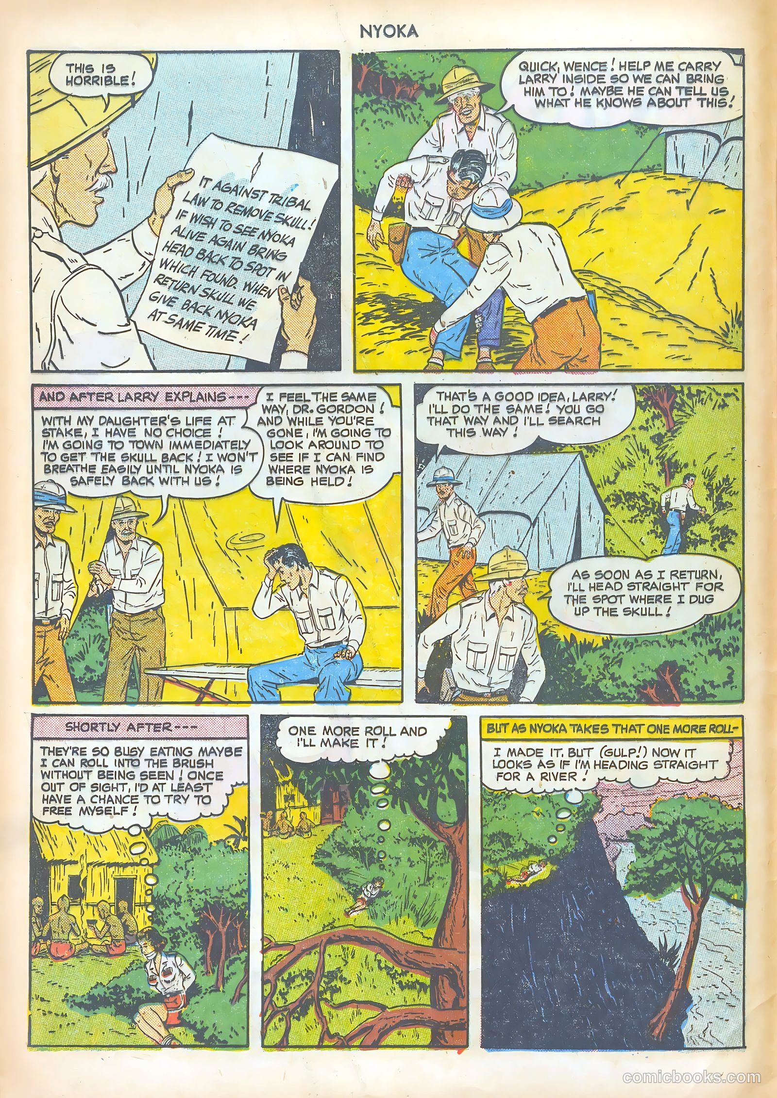 Nyoka the Jungle Girl #47 (1950) — page 17 of 62
